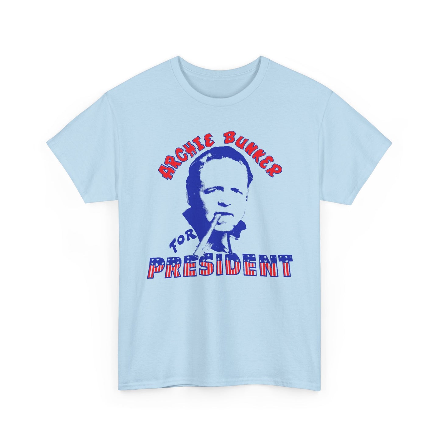 vintage archie bunker for president reproduction tshirt