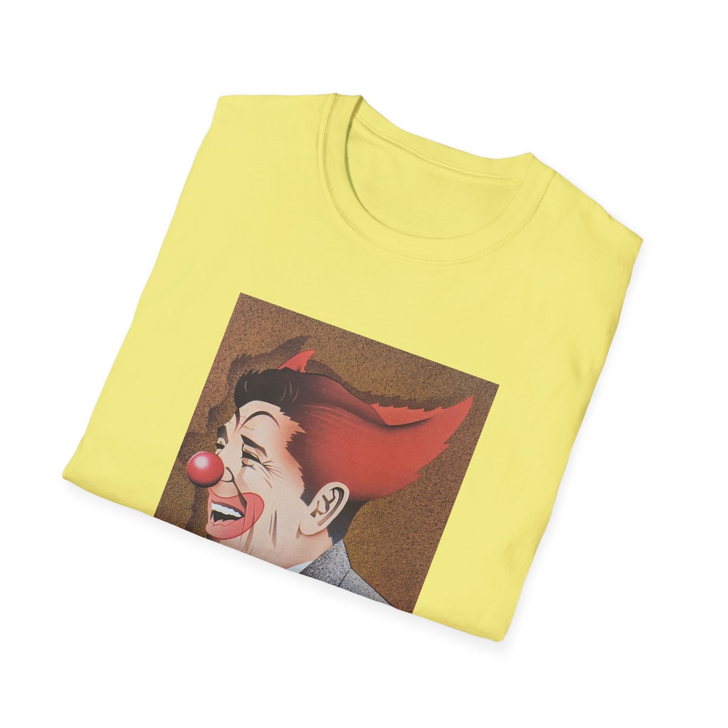 ronald reagan 40th us president clown tshirt