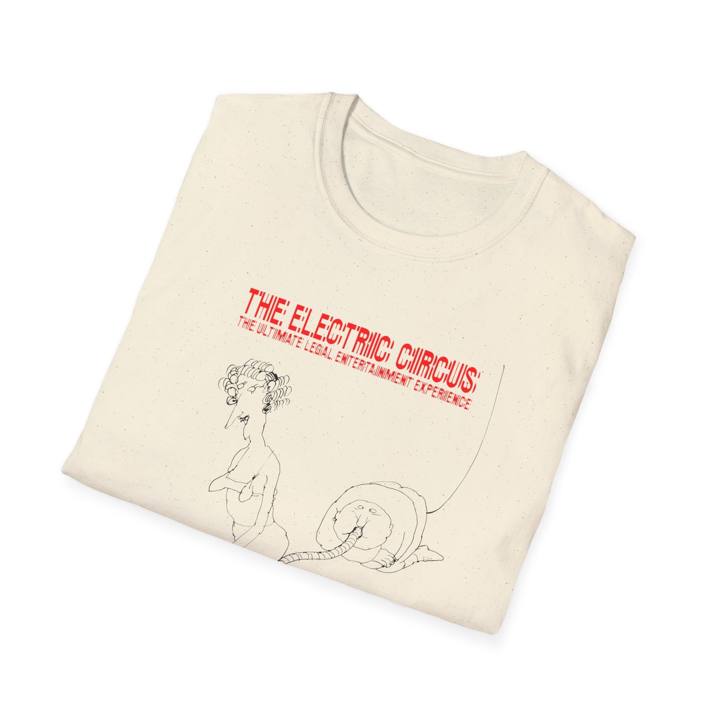 1969 the electric circus the ultimate legal entertainment experience poster vacuum tshirt