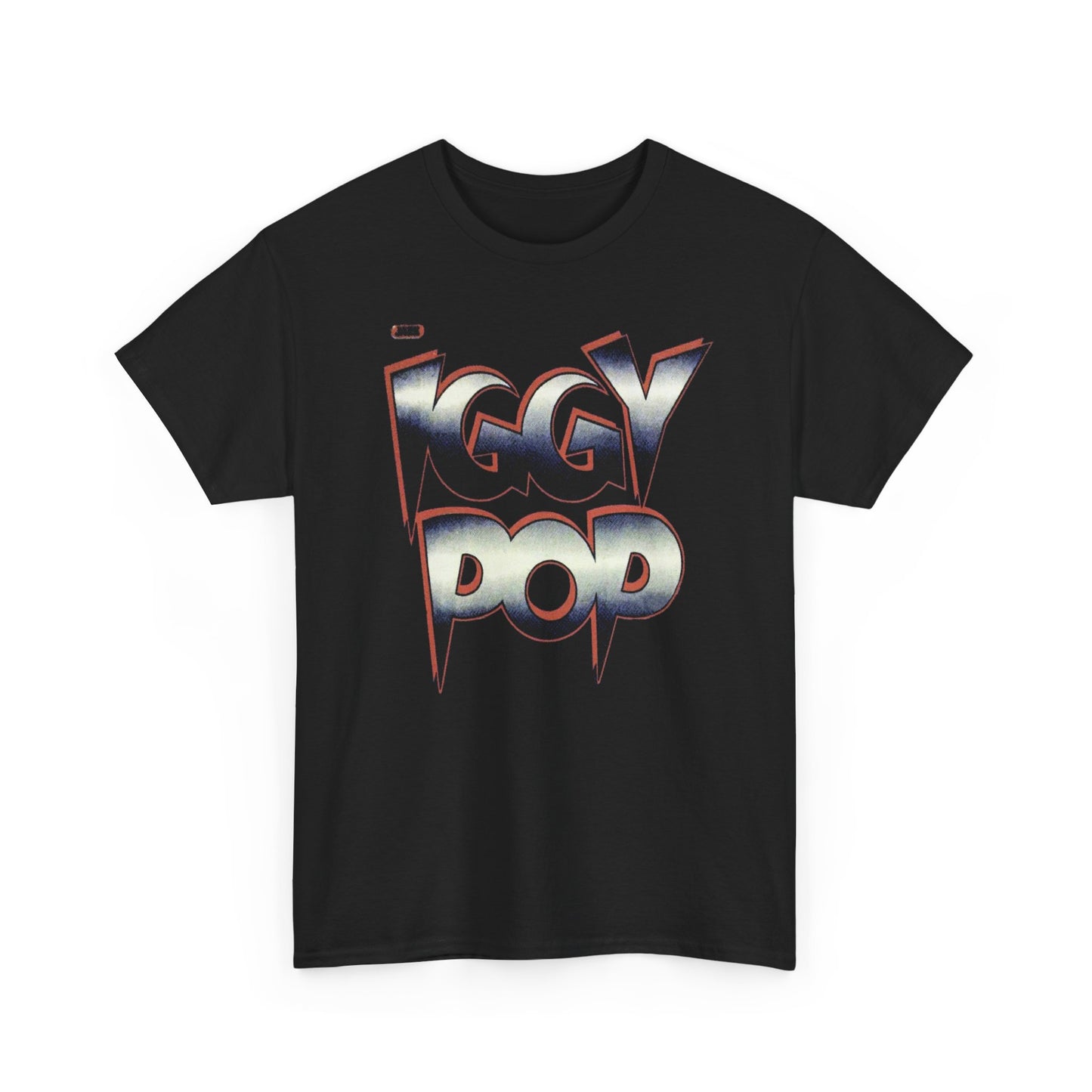 1980 show poster iggy pop graphic reproduction edit tshirt