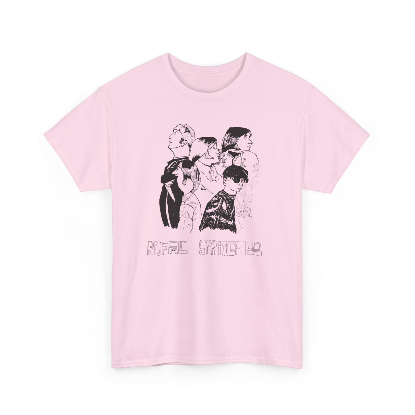 original drawing buffalo springfield fan art tshirt
