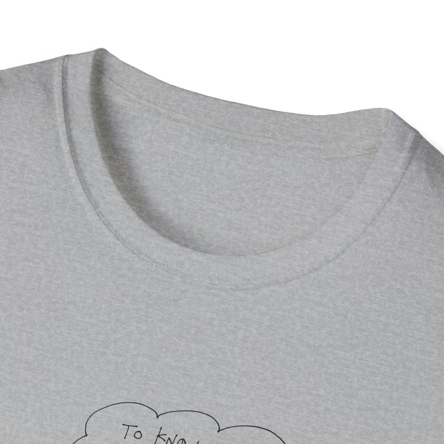 original drawing garfield fan art to know me is to love me tshirt