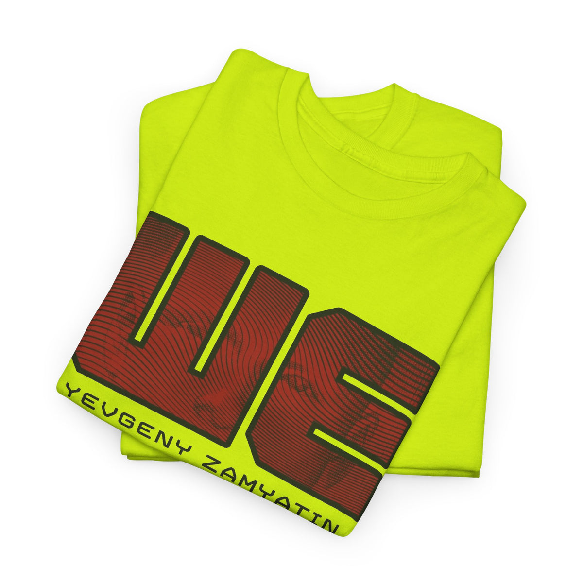 dystopian novel we by yevgeny zamyatin alternate book cover tshirt