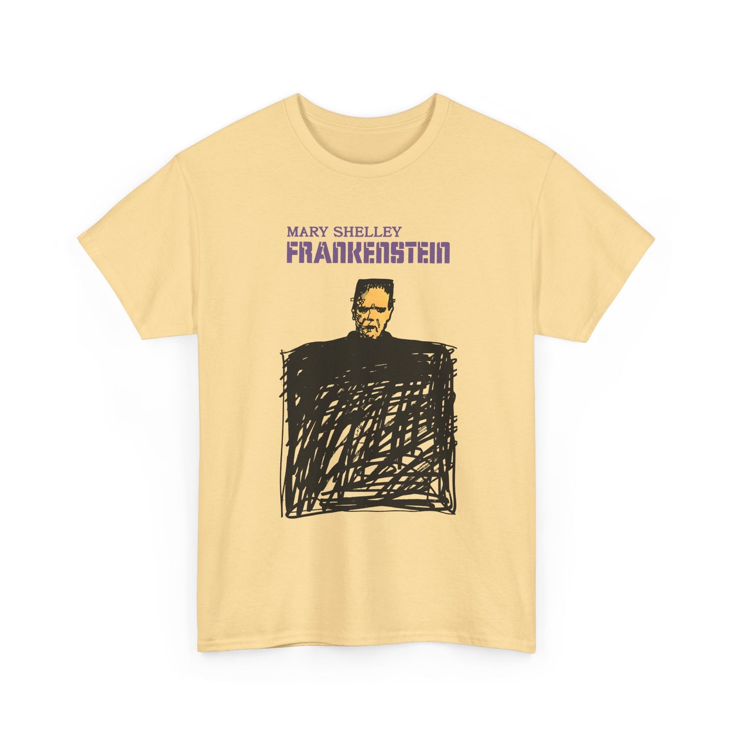 1970s italian book cover for mary shelley's 1818 gothic novel frankstein tshirt