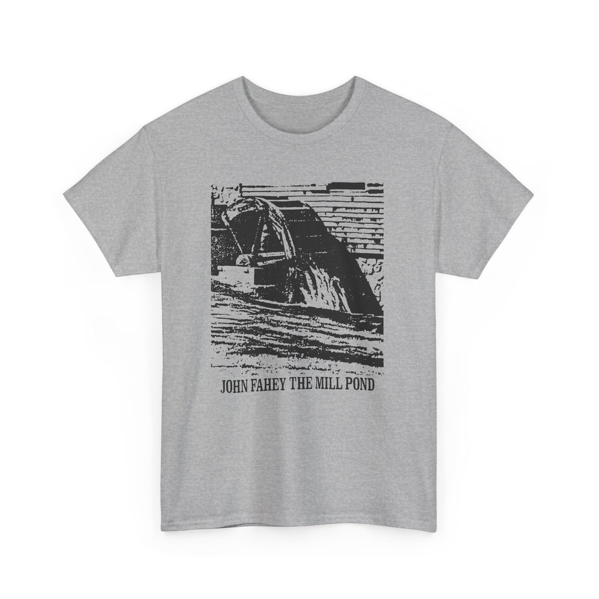 1997 the mill pond by john fahey album cover stretched tshirt