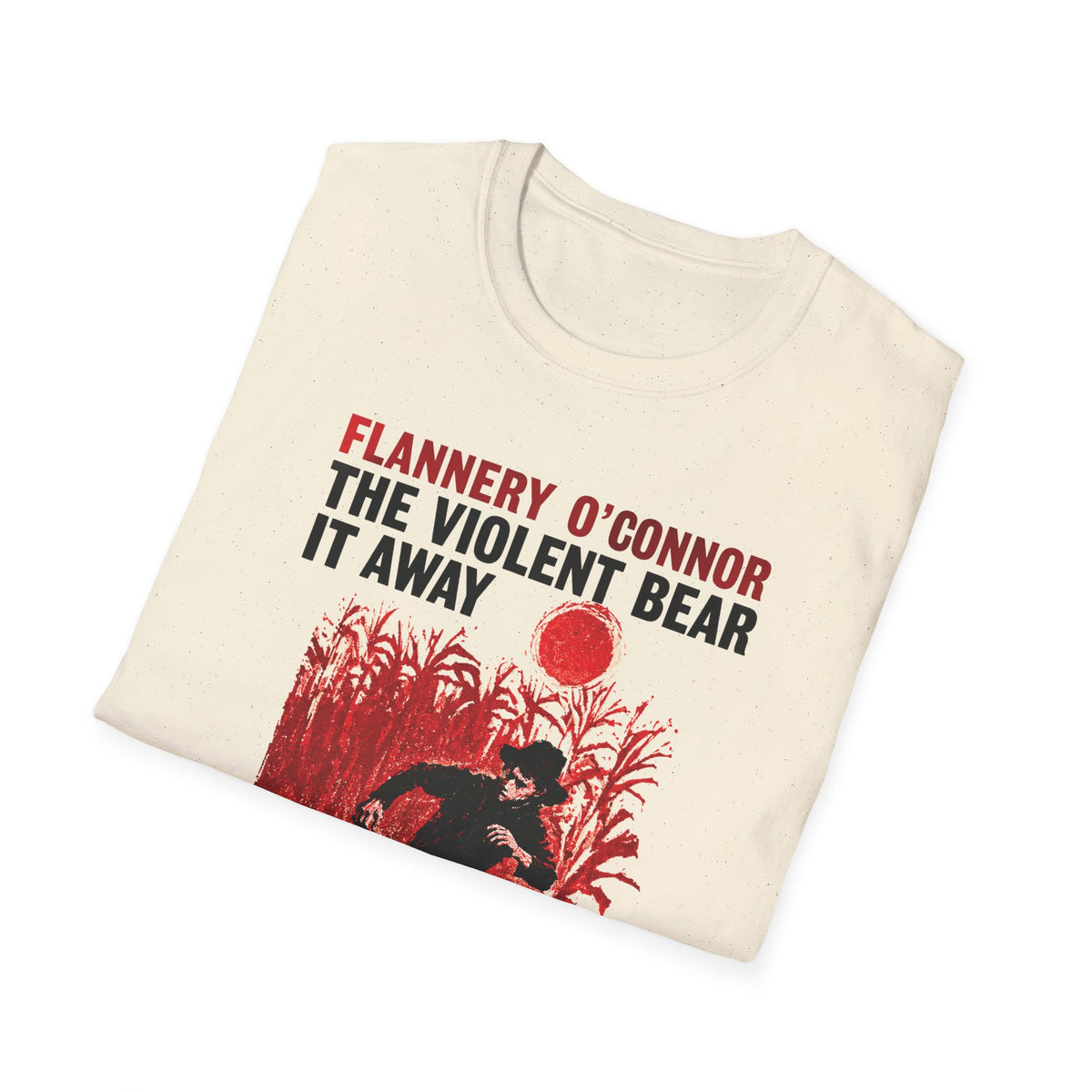 1960 the violent bear it away flannery o'connor alternate book cover tshirt