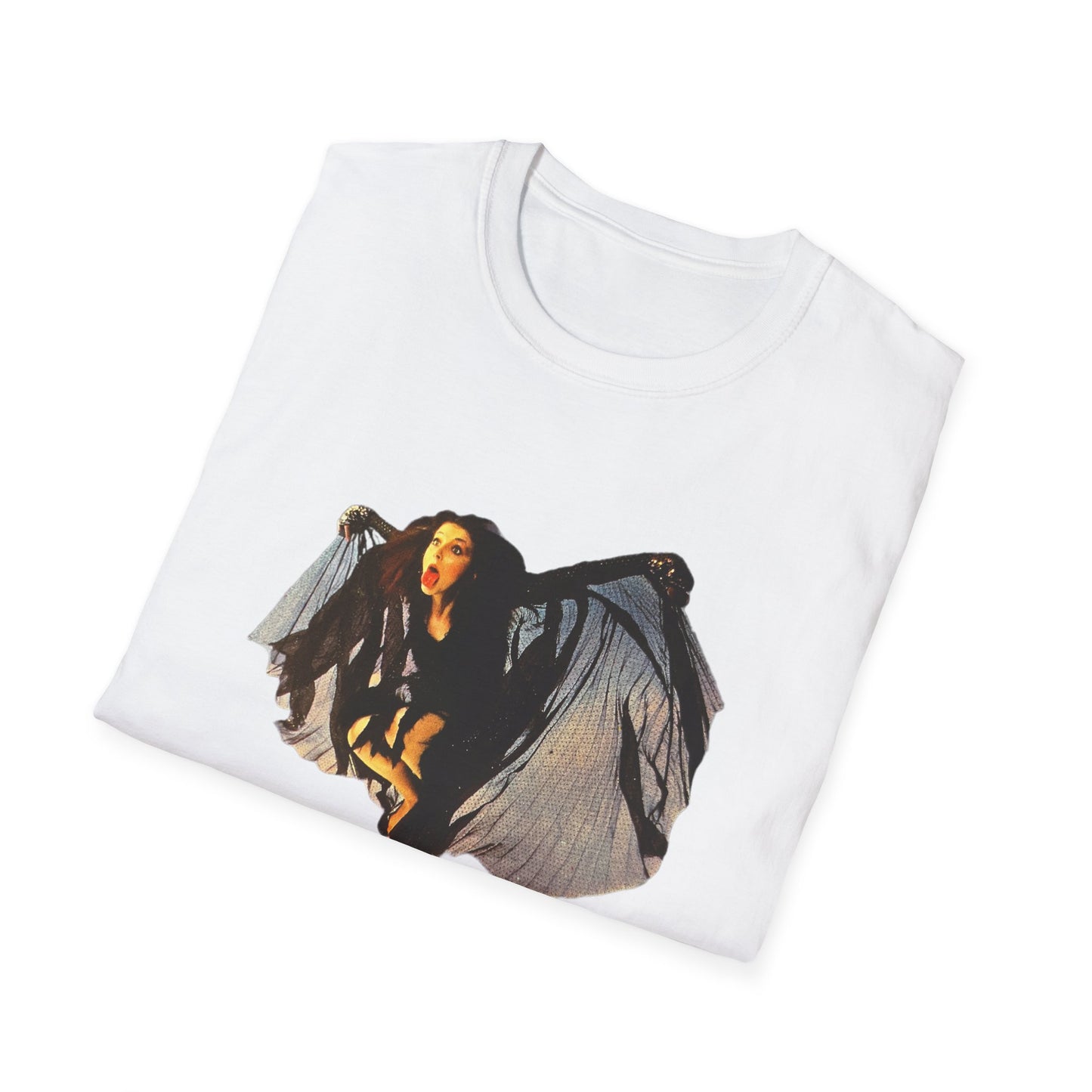 kate bush as a bat on never for ever tshirt