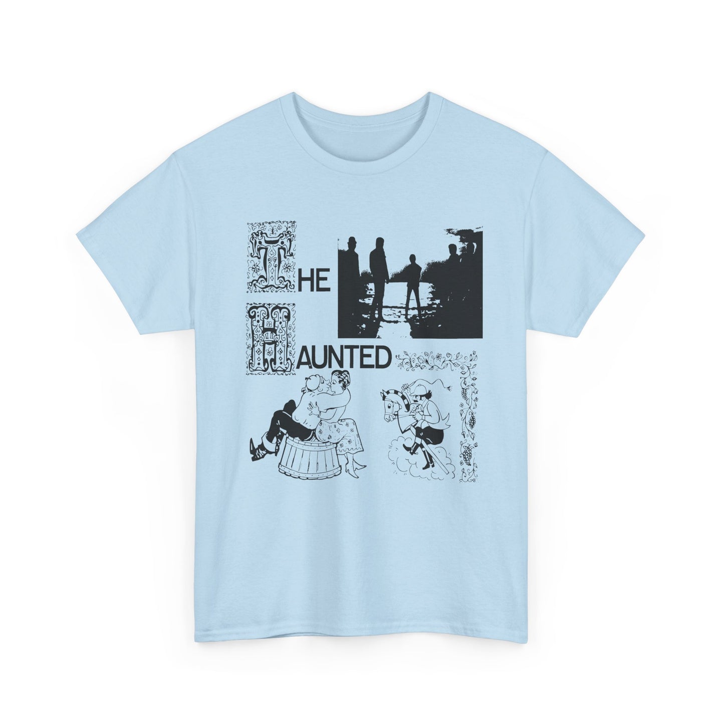 1967 debut album by montreal garage rock band the haunted stretched graphic tshirt
