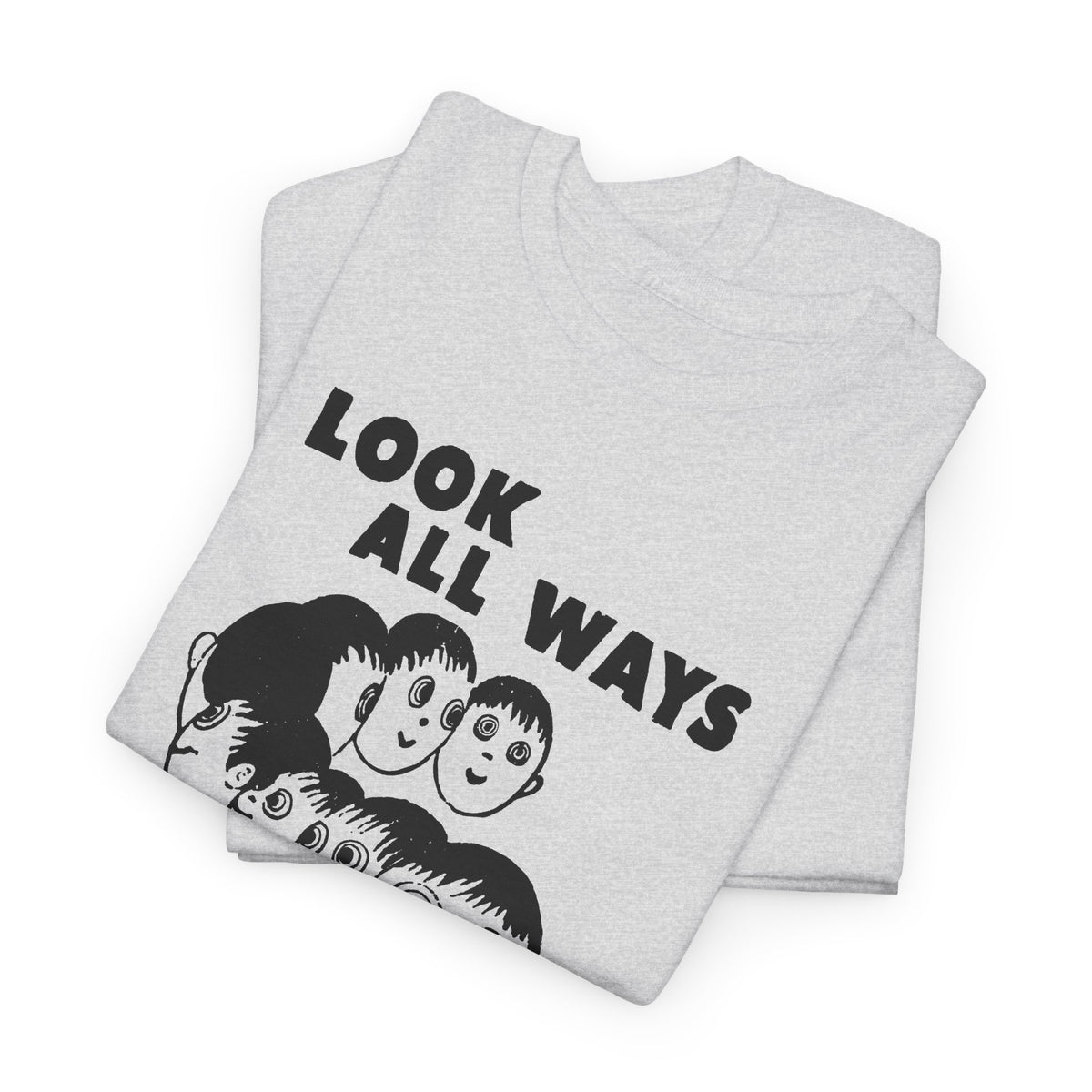 1961 daily tribune wisconsin rapids newspaper look all ways before crossing safety illustration tshirt