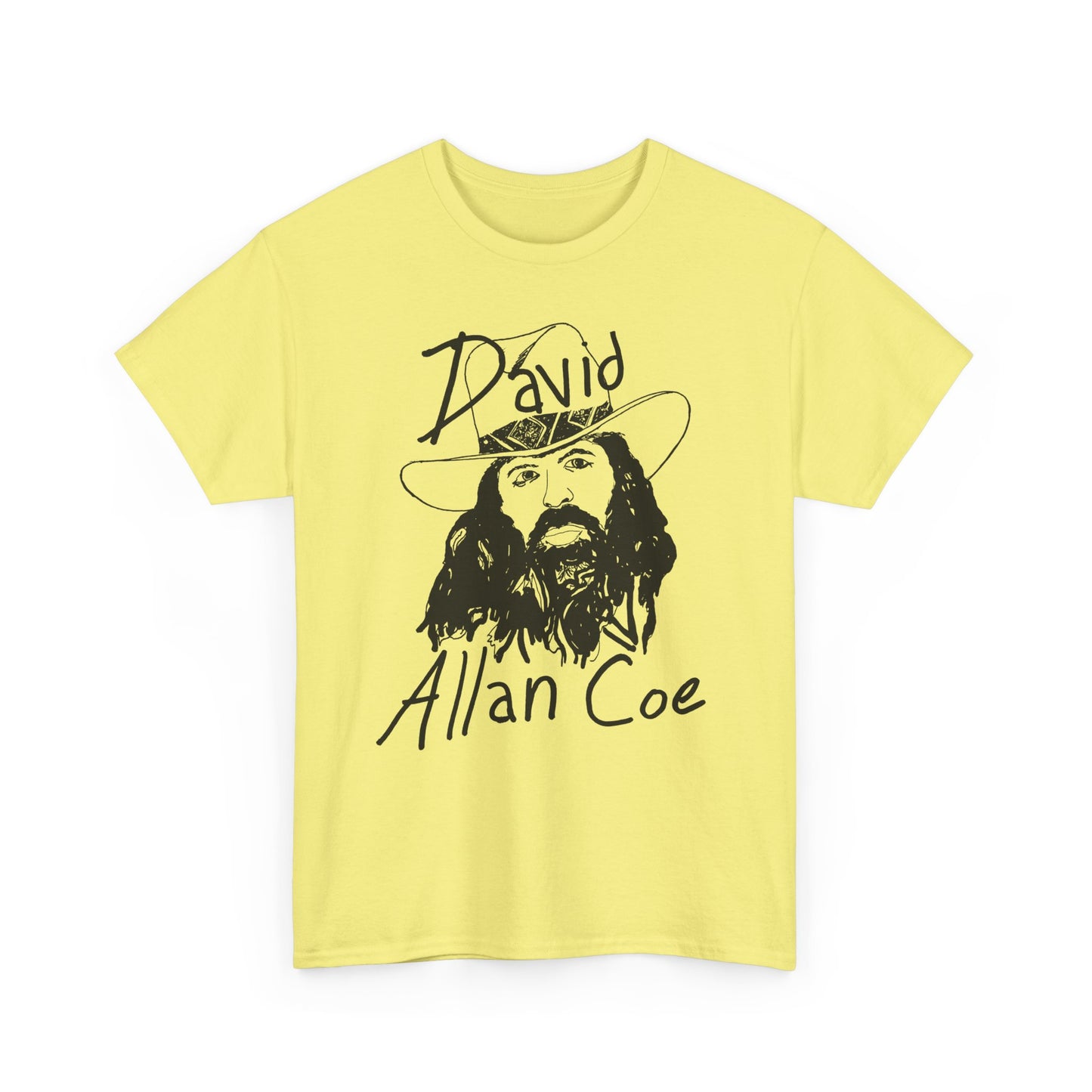 david allan coe fan art drawing tshirt