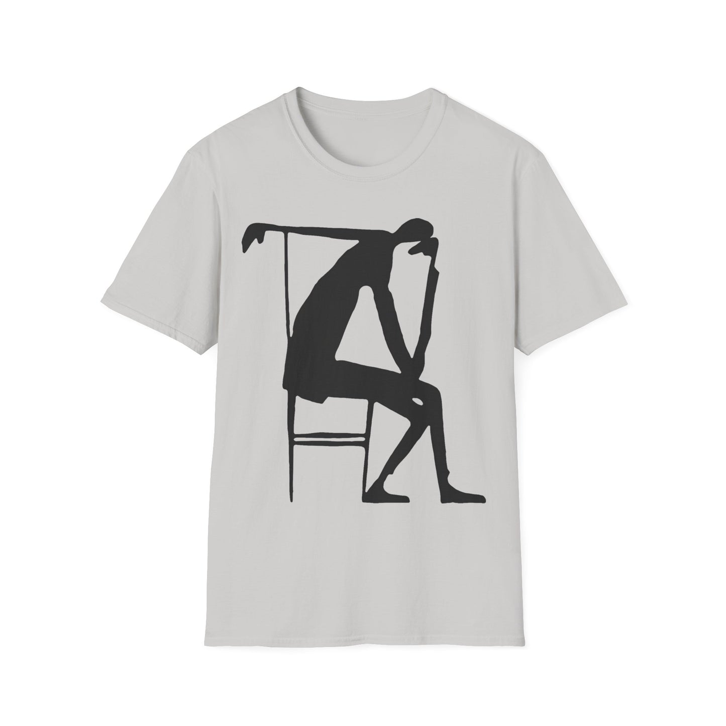 early 1900s sketch india ink on paper by franz kafka "the thinker" tshirt