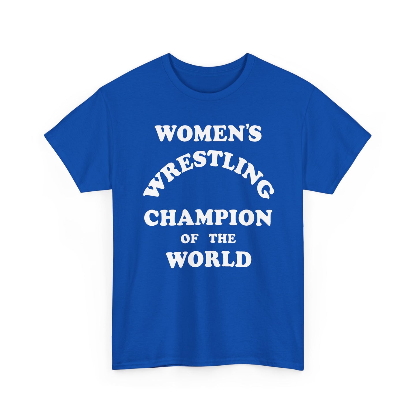 women's wrestling champion of the world as worn by andy kaufman tshirt