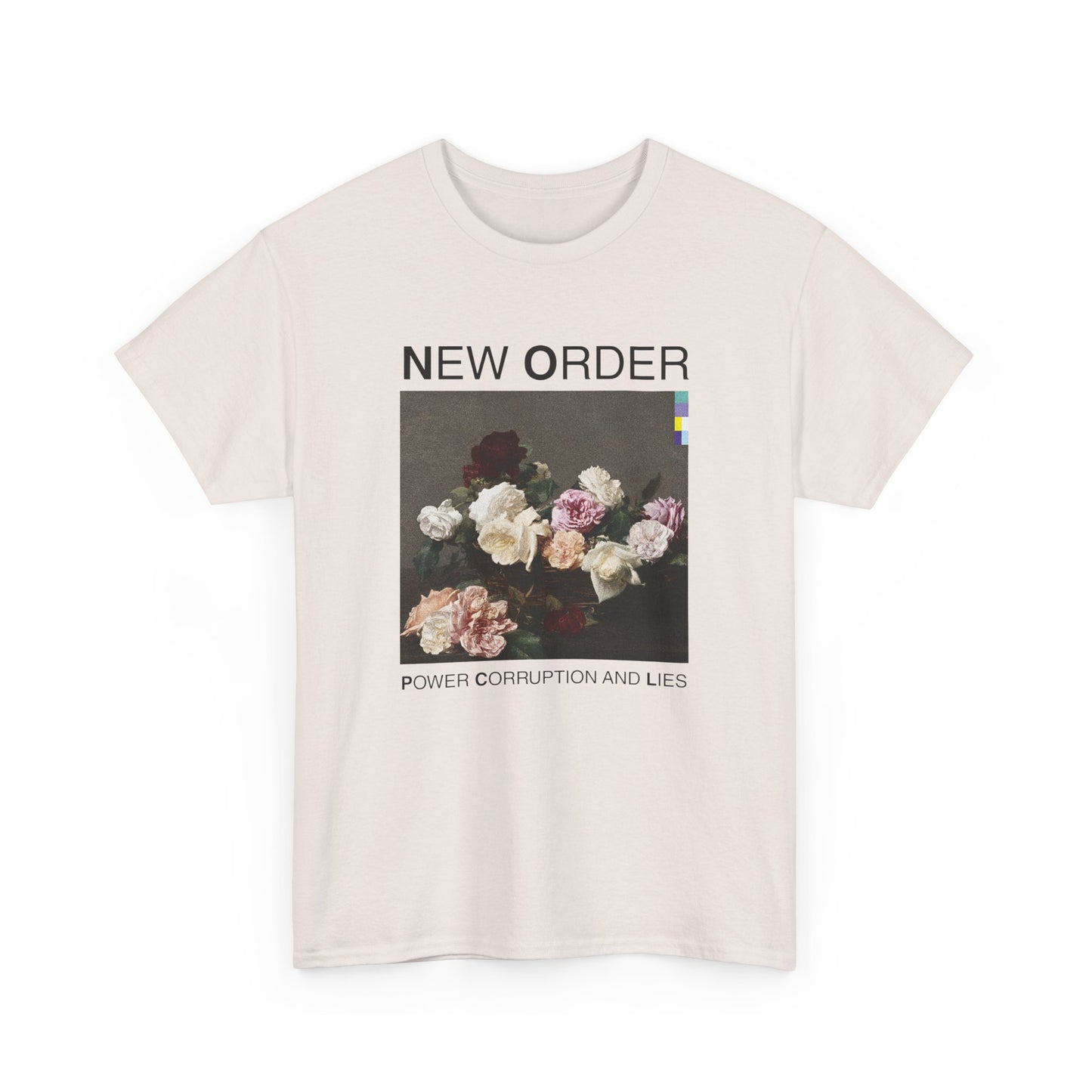 1983 new order album love, corruption & lies tshirt