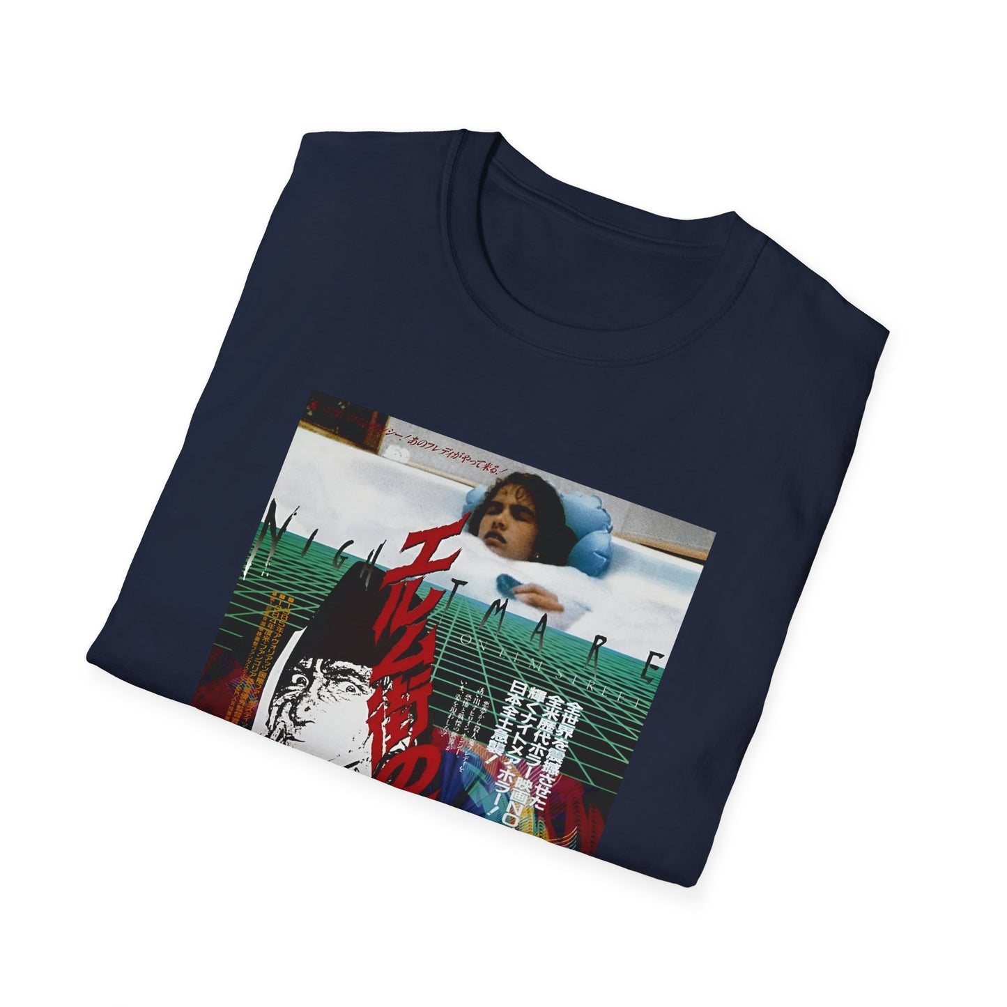 1986 japanese movie poster for nightmare on elm street 1984 tshirt