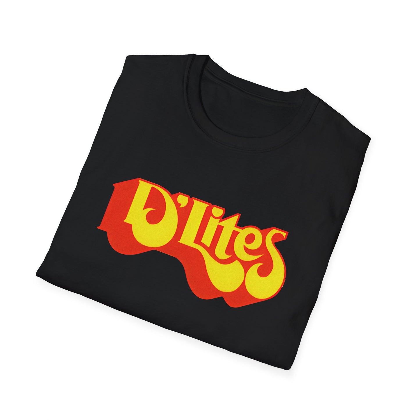 vintage defunct d lites healthy fast food logo tshirt