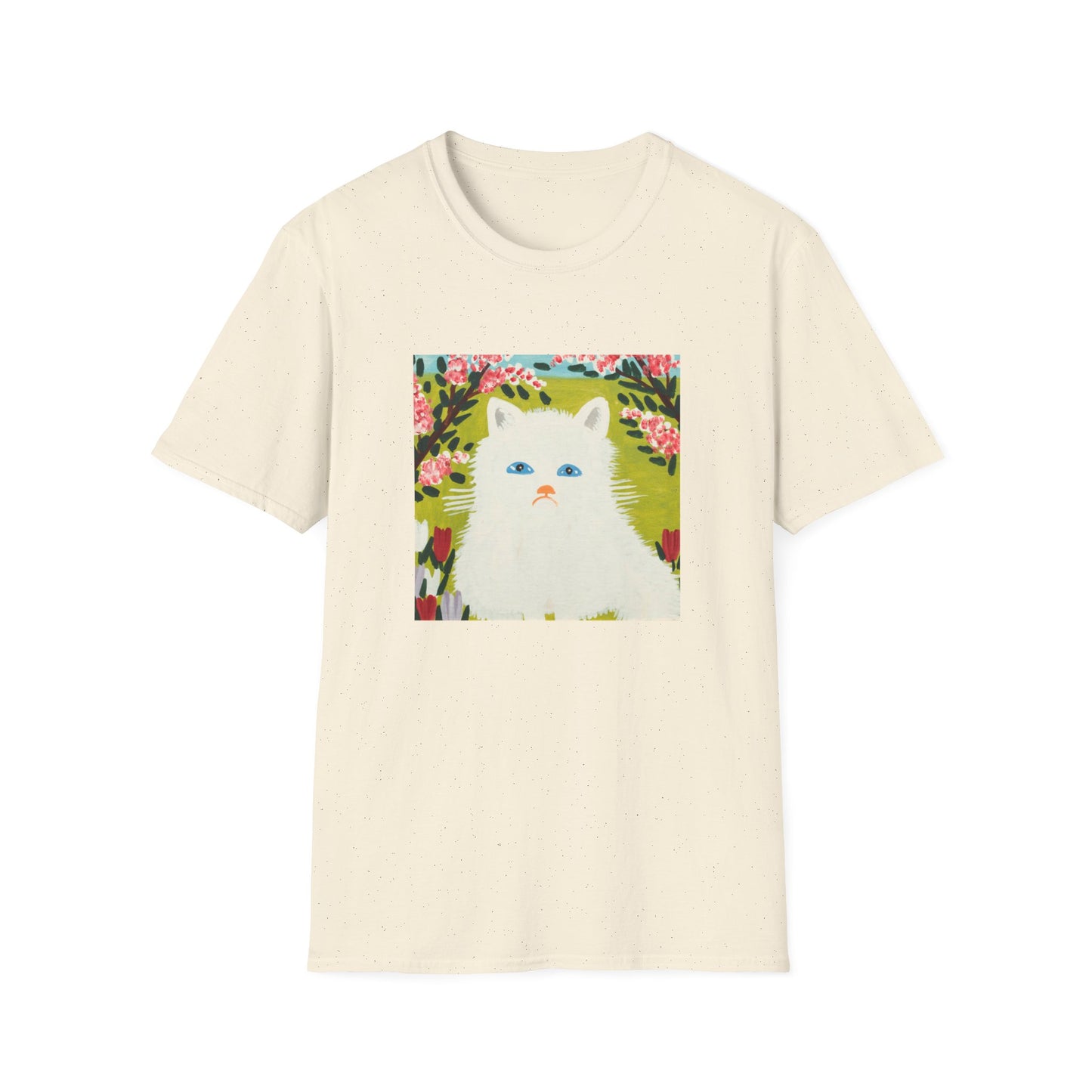 maud lewis canadian folk artist white cat tshirt