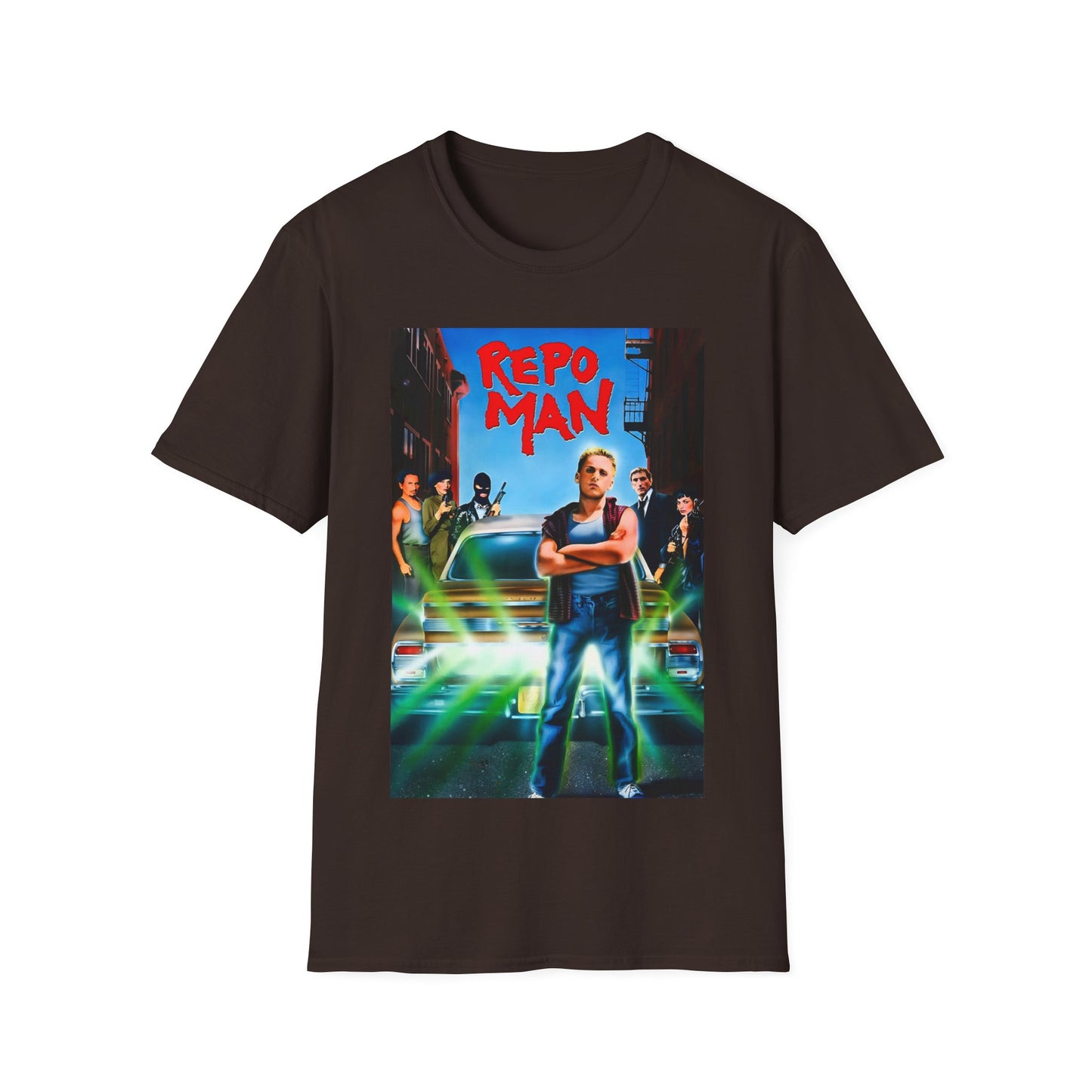 1984 repo man movie poster tshirt