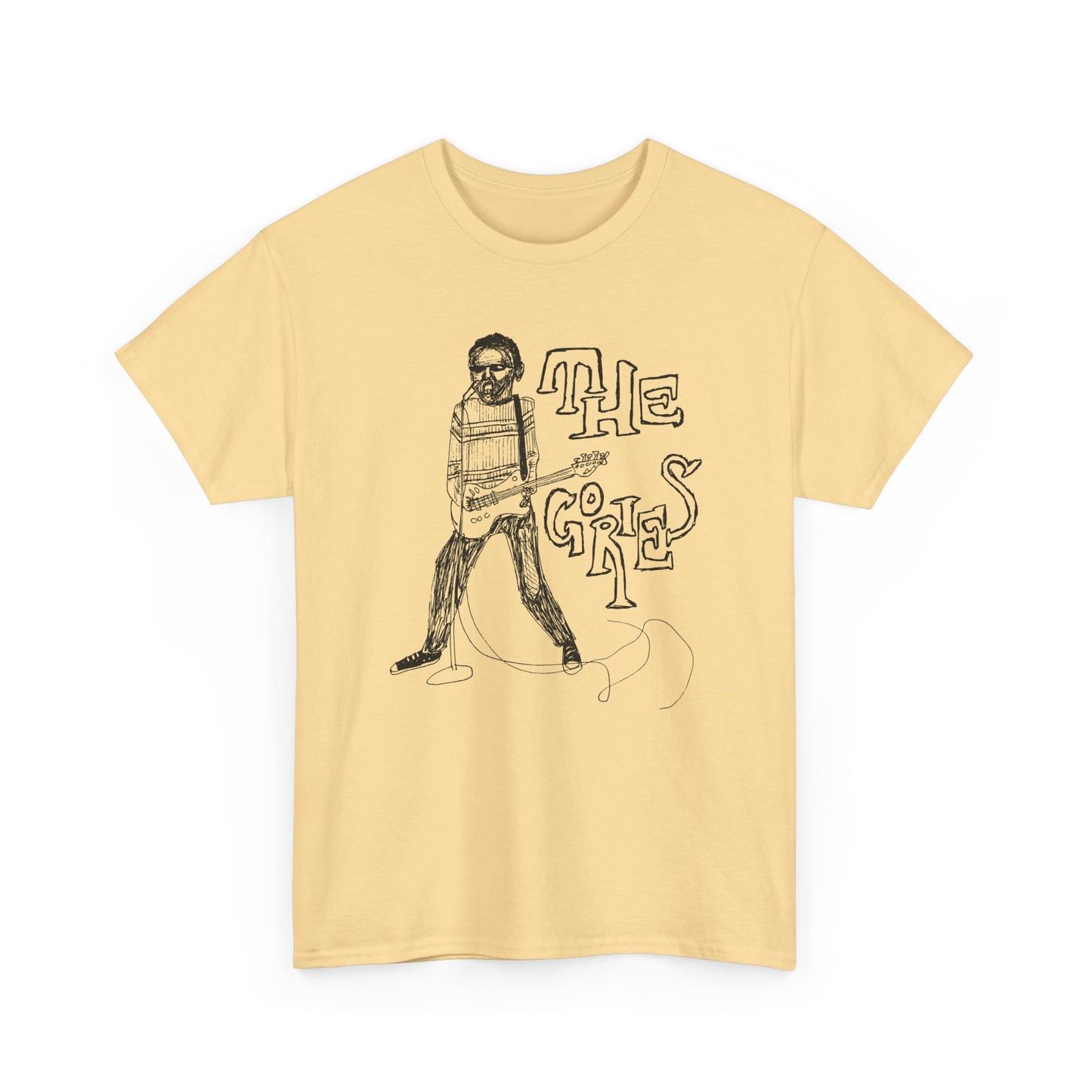 the gories detroit garage punk fan art sketch tshirt