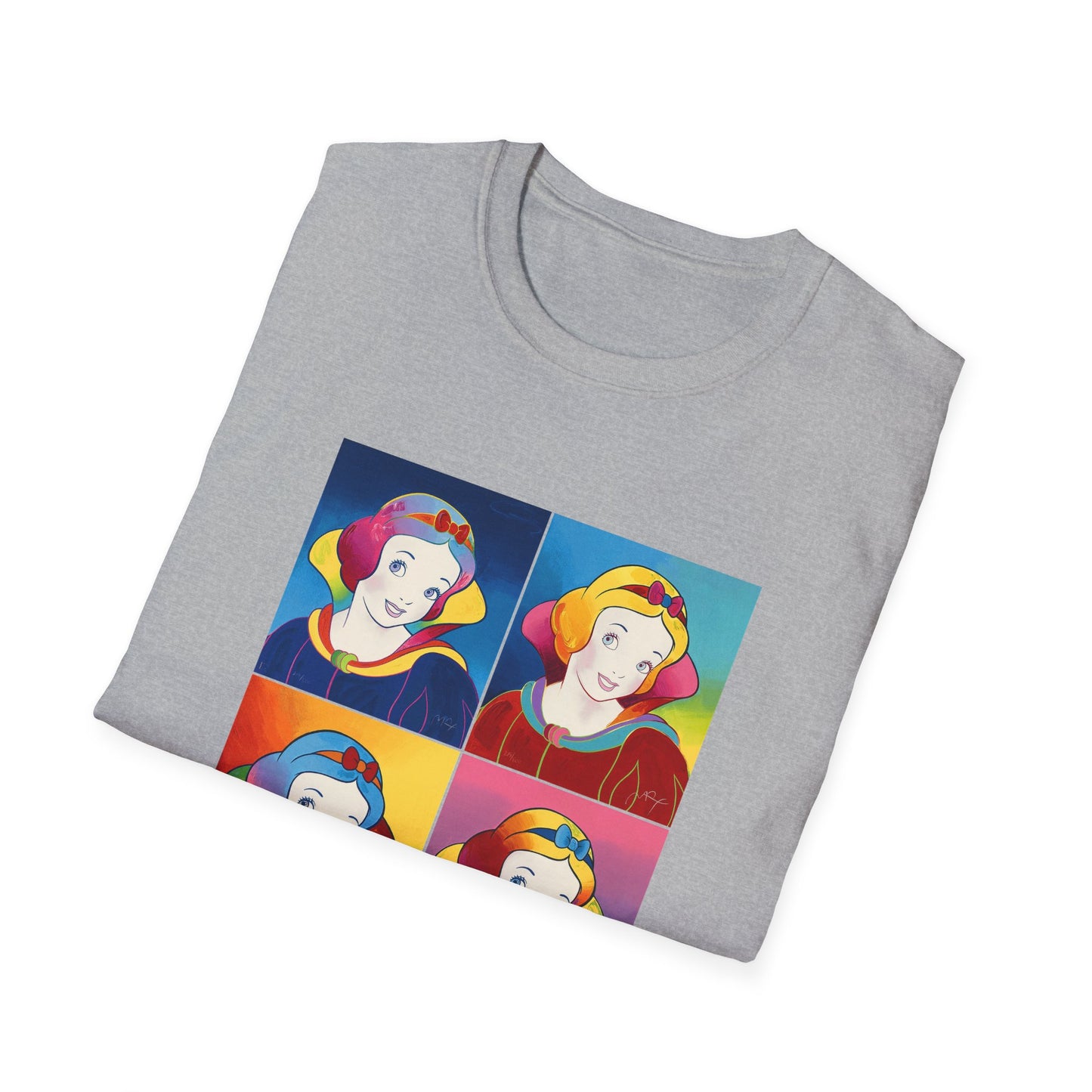 1996 psychedelic snow white pop culture art by peter max tshirt