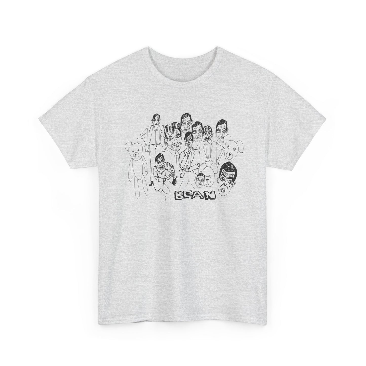 scary mr bean original drawing tshirt