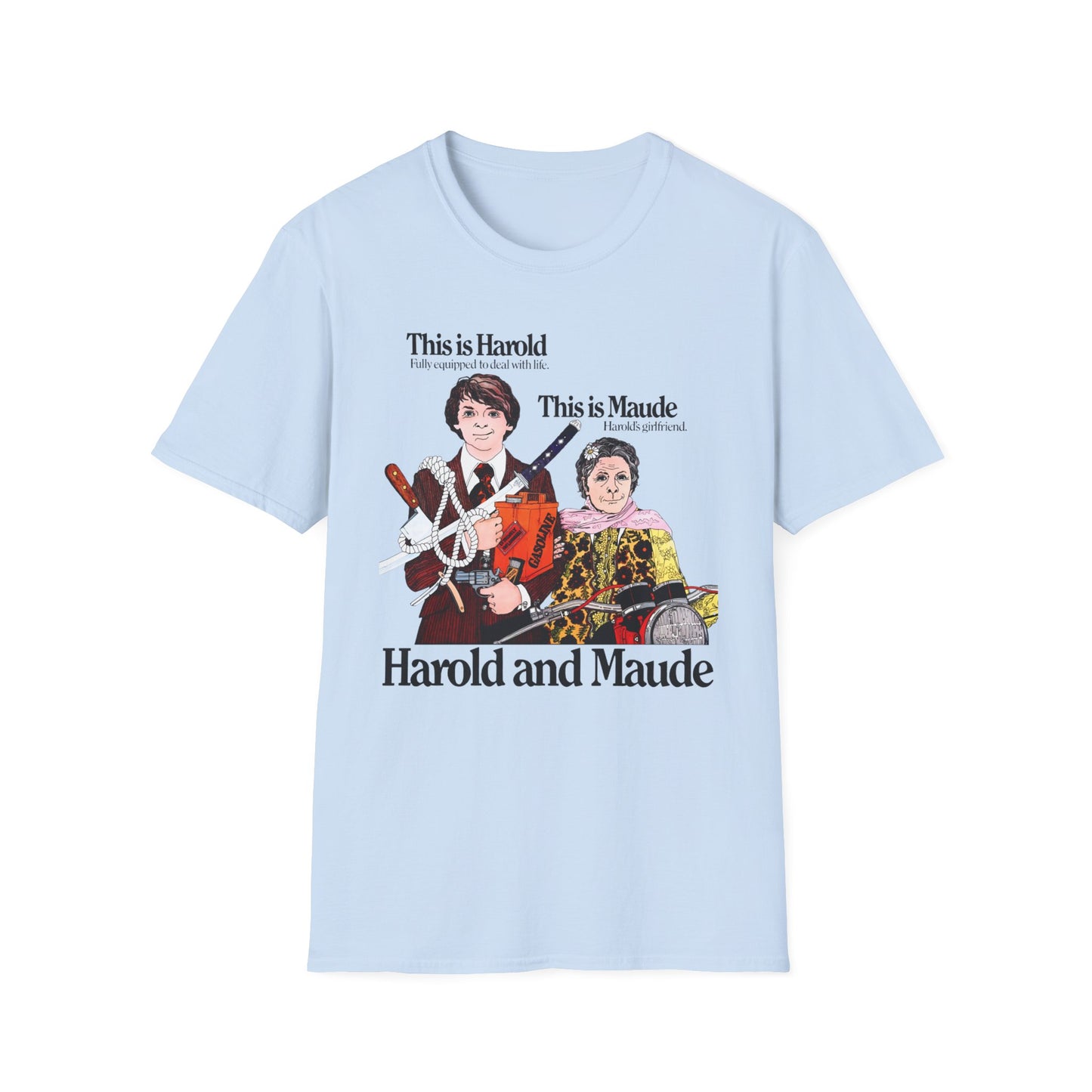 harold and maude belgian movie poster tshirt