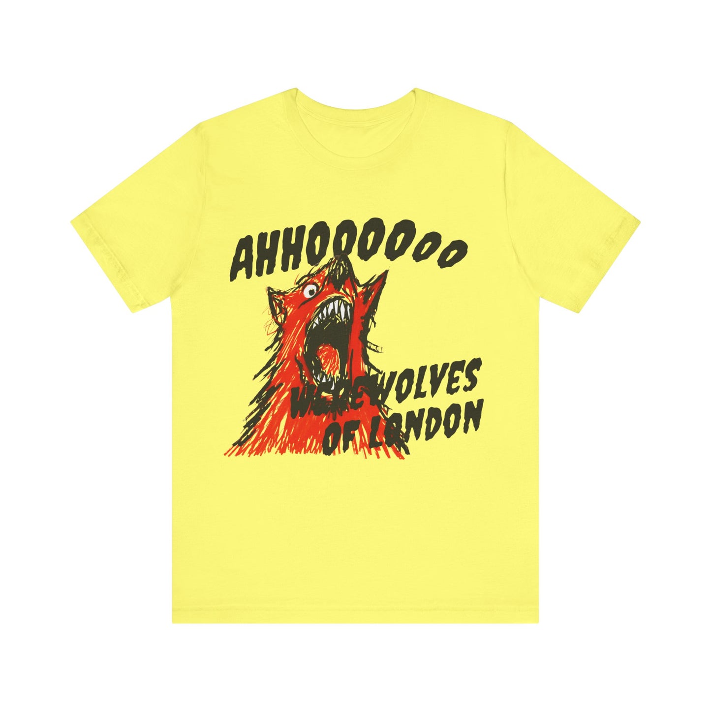 ahoooooo werewolves of london werewolf tshirt