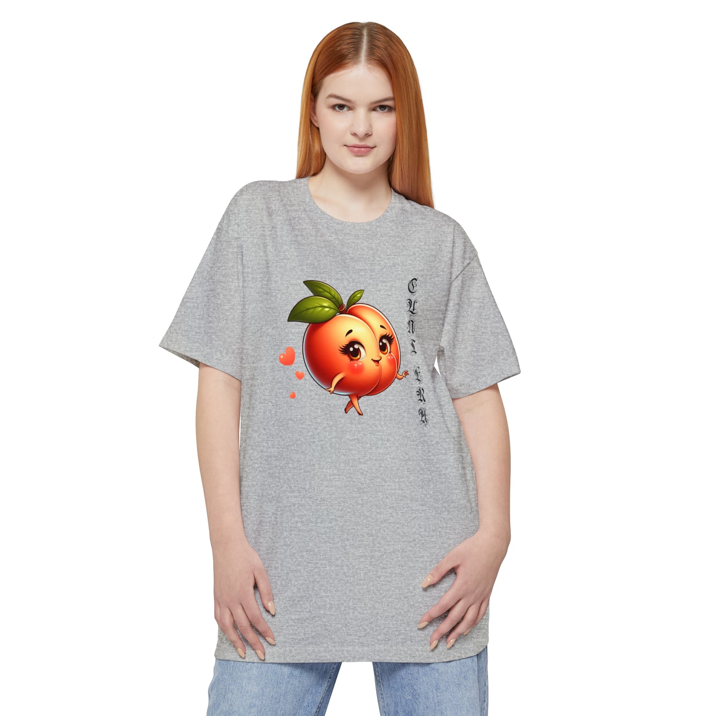 oversized cunt era cute peach unisex tall beefy tshirt