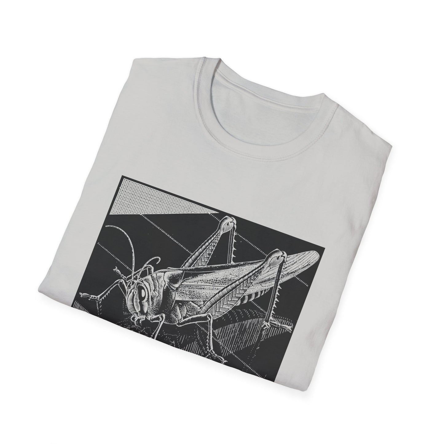 1935 m.c escher grasshopper wood engraving tshirt