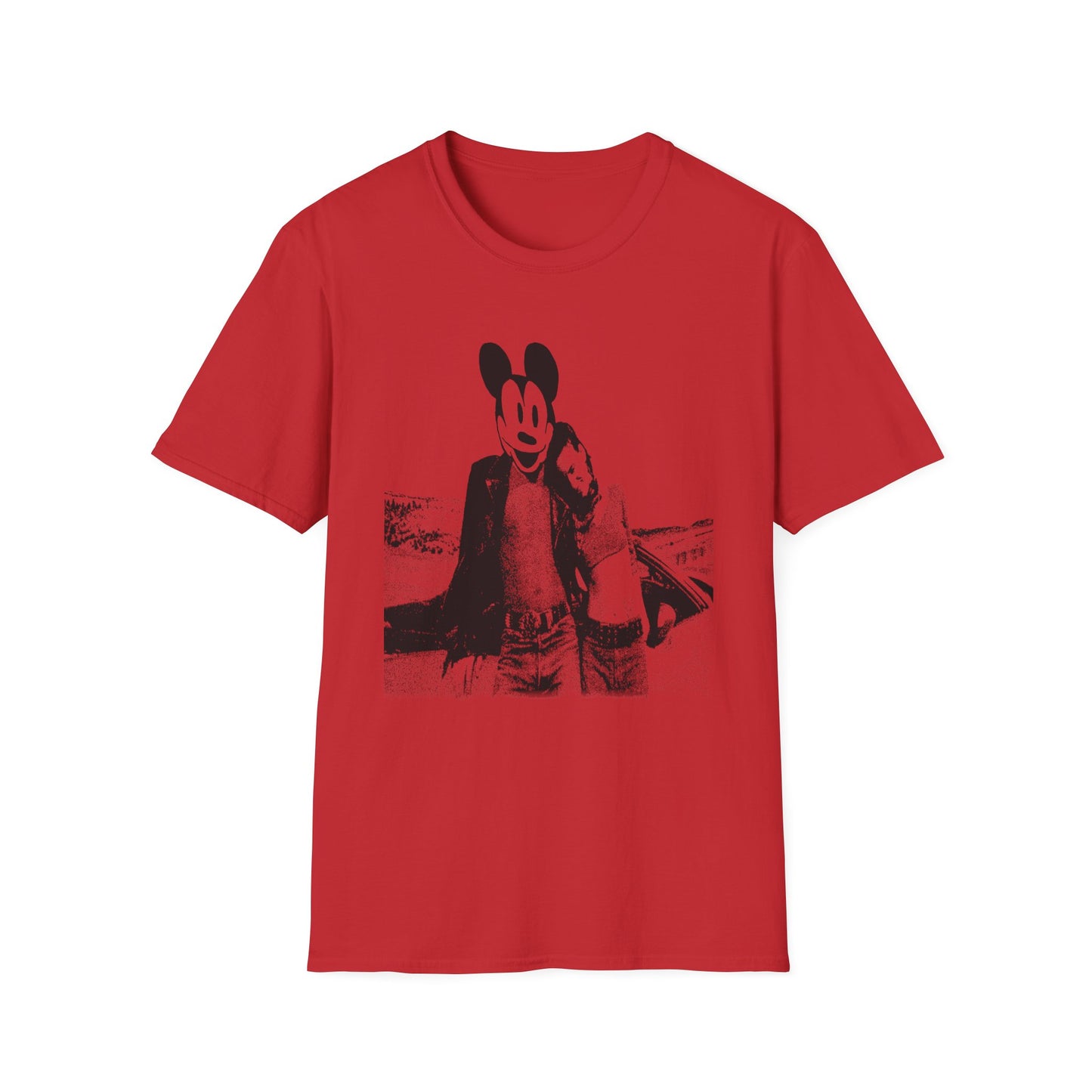 steamboat mickey and mallory knox natural born killers parody weird tshirt