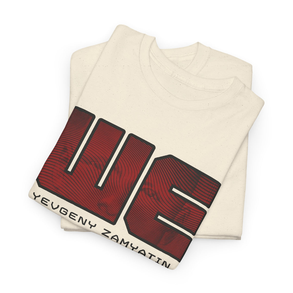 dystopian novel we by yevgeny zamyatin alternate book cover tshirt