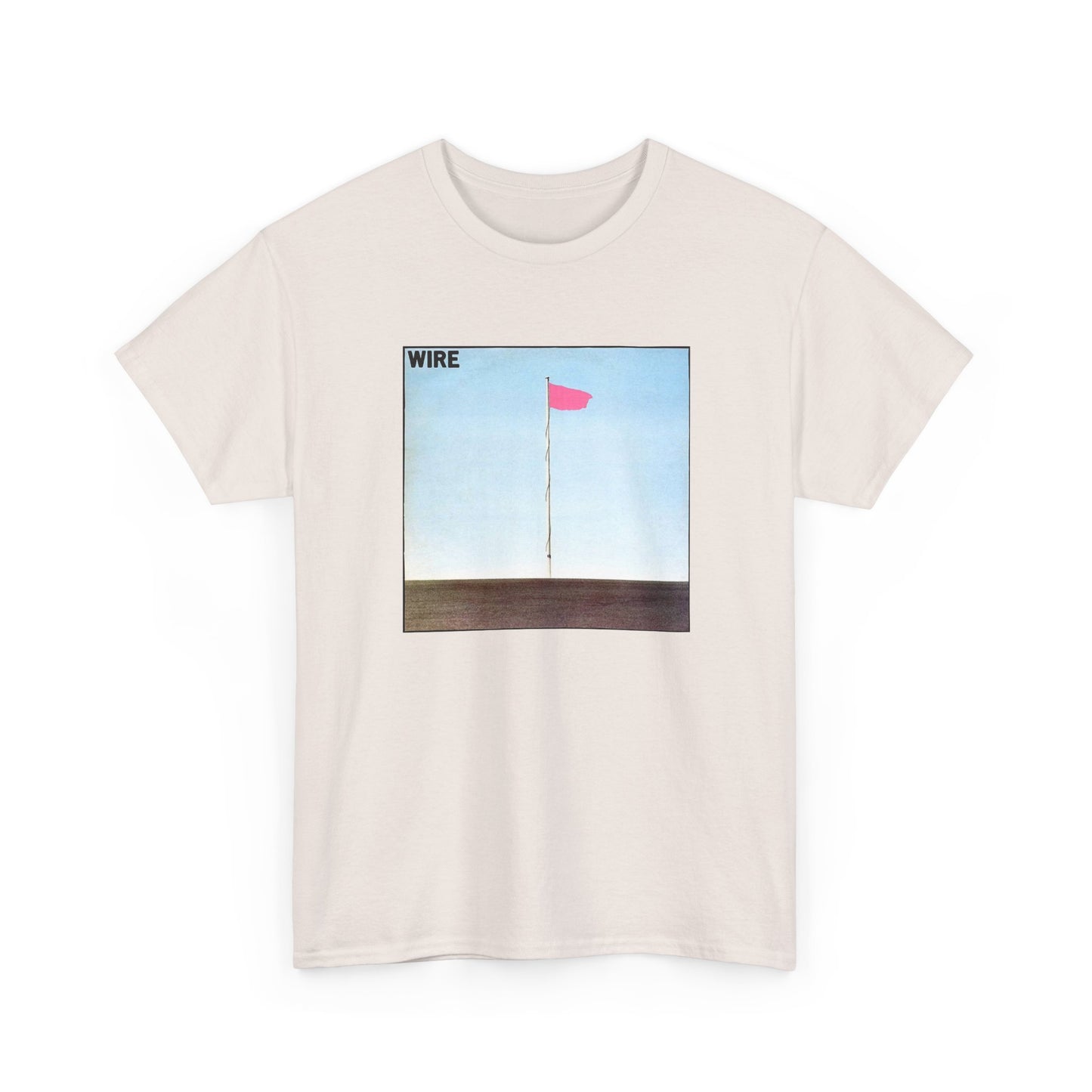 wire 1977 pink flag album cover tshirt