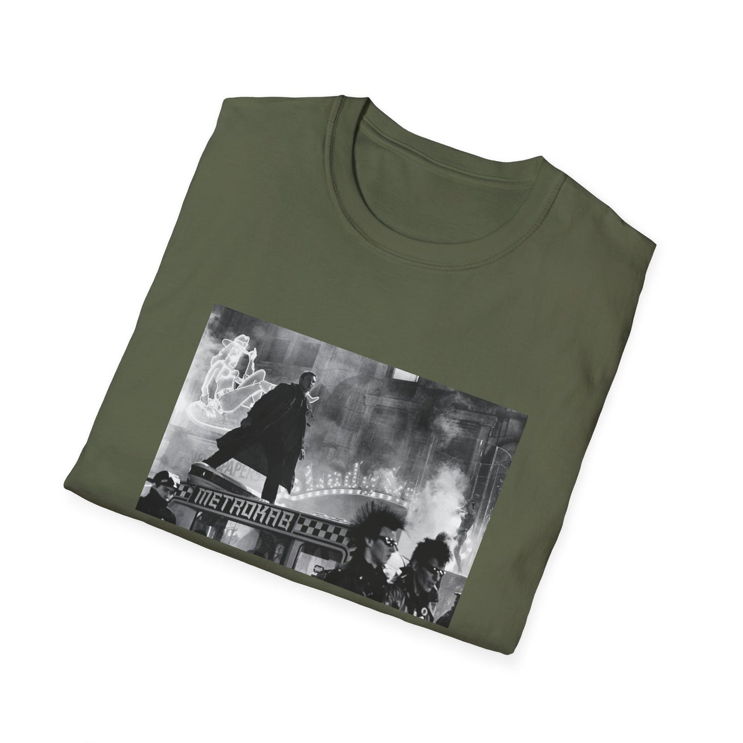 1982 movie blade runner deckard's on a metrokab tshirt