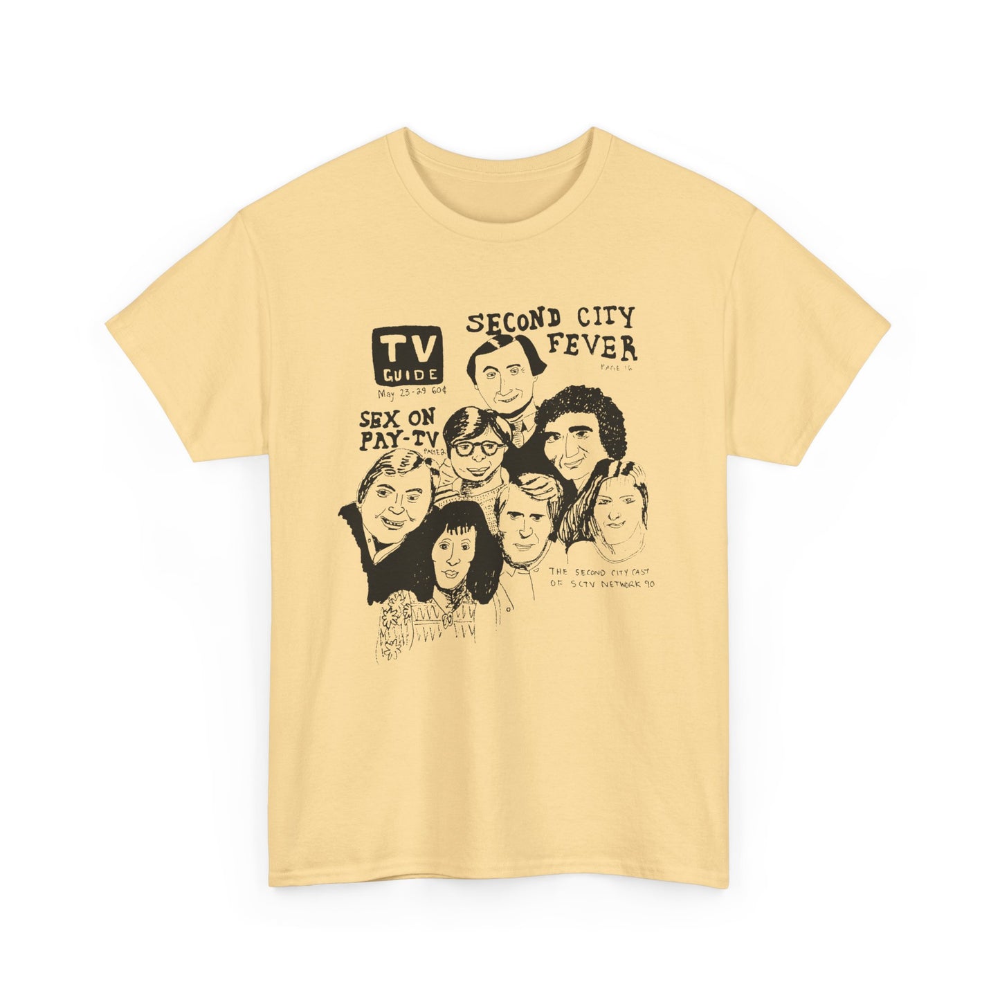 sctv tv guide original sketch tshirt