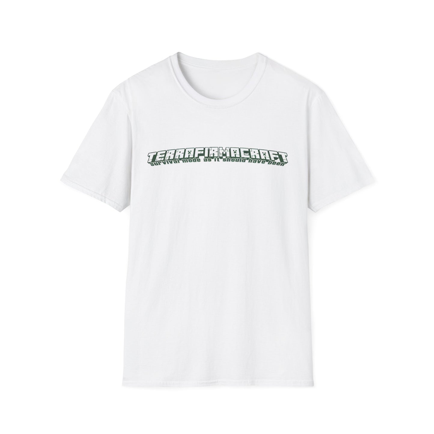 terrafirmacraft tfc survival mode as it should have been logo tshirt