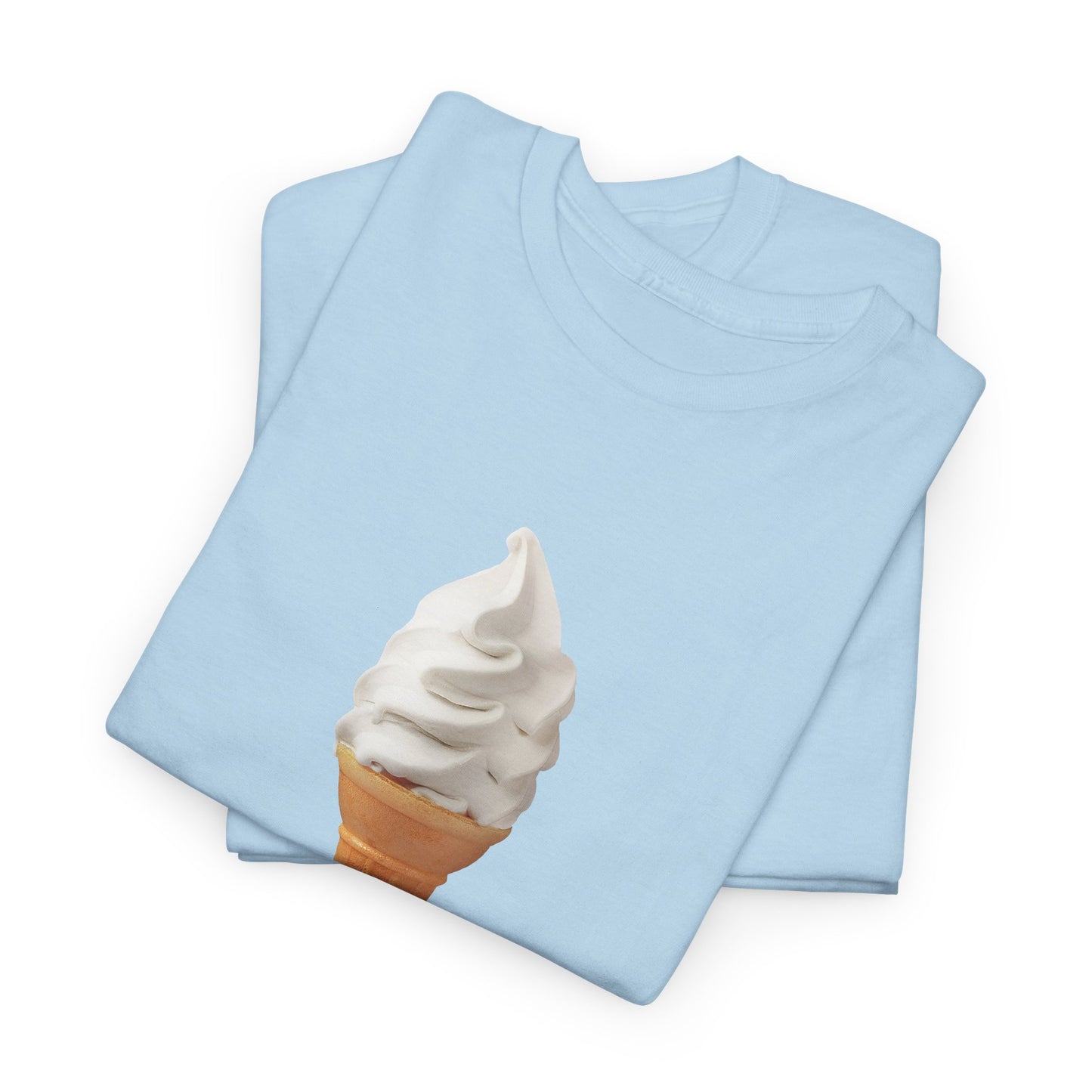 soft vanilla ice cream cone tshirt