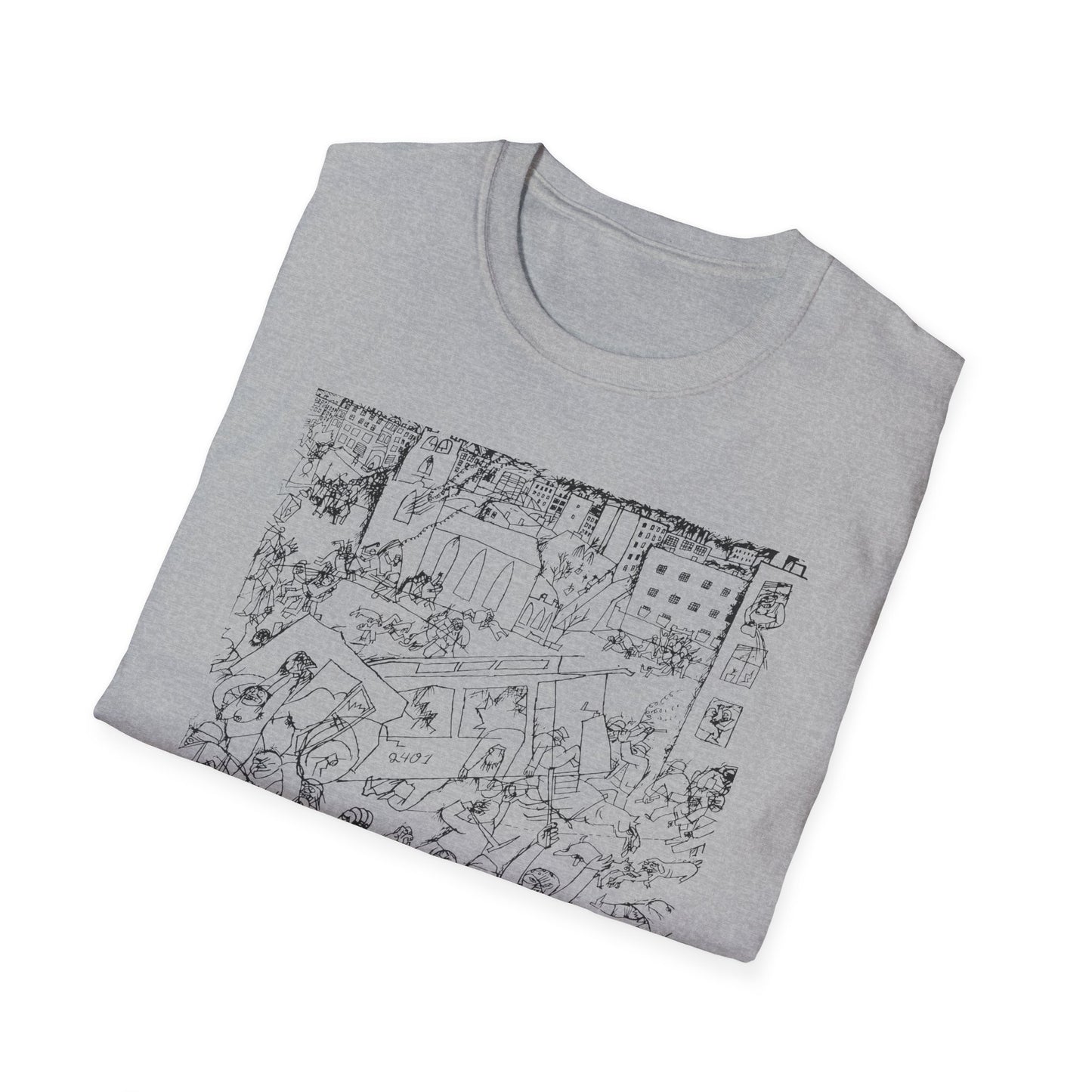 1919 george grosz drawing pandemonium tshirt