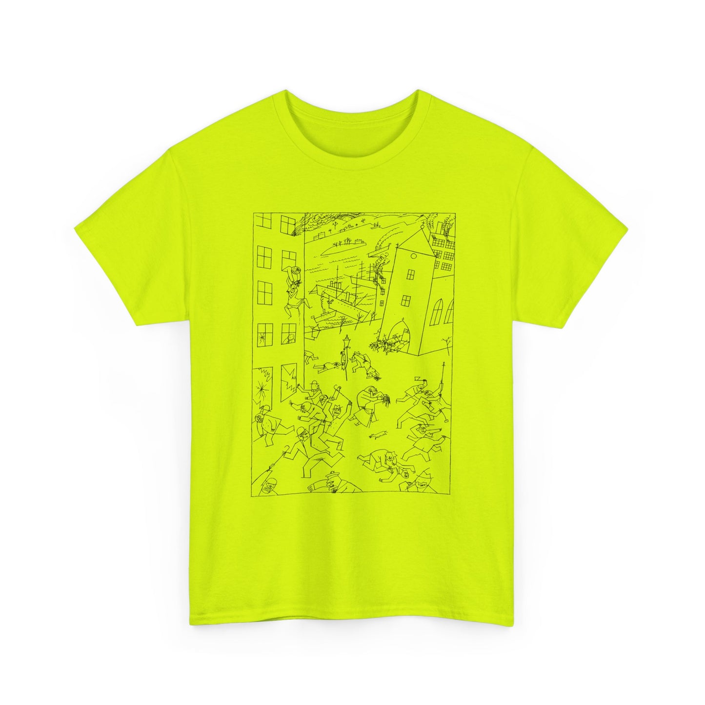 1915 drawing george grosz riot of the insane tshirt