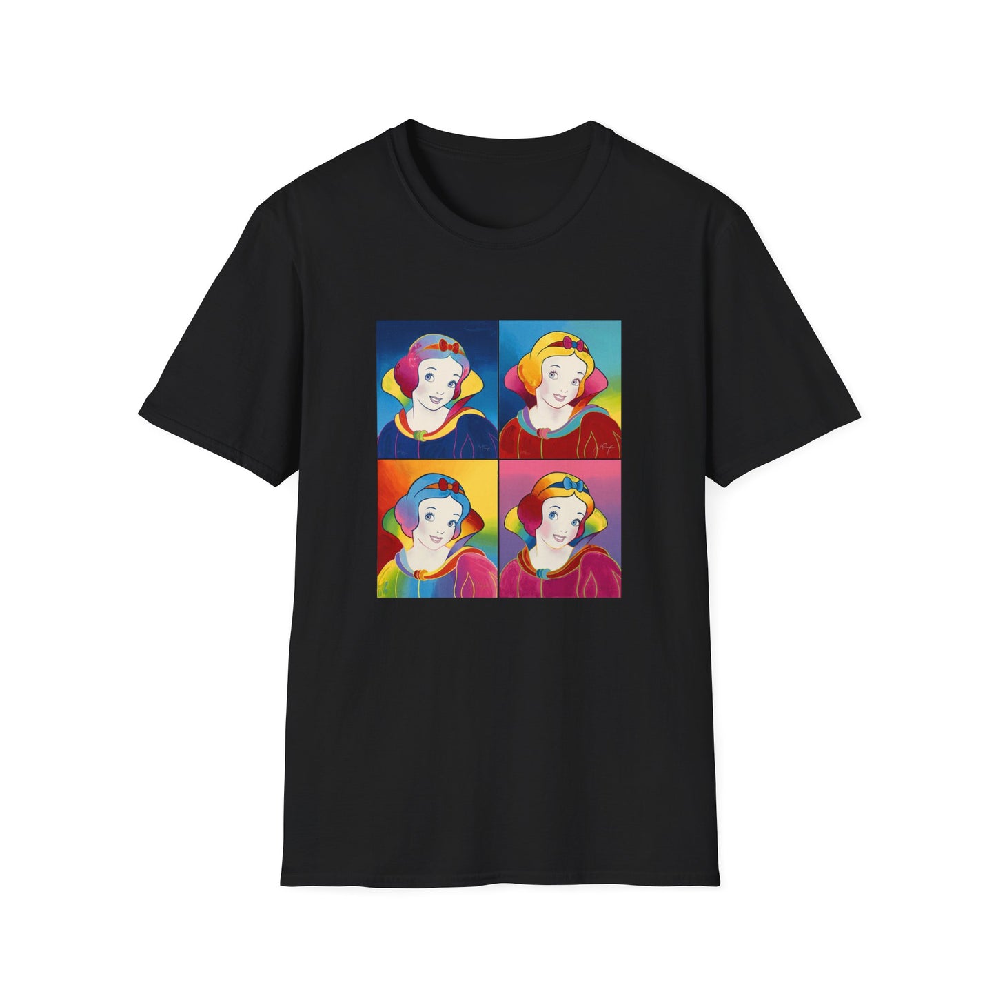 1996 psychedelic snow white pop culture art by peter max tshirt