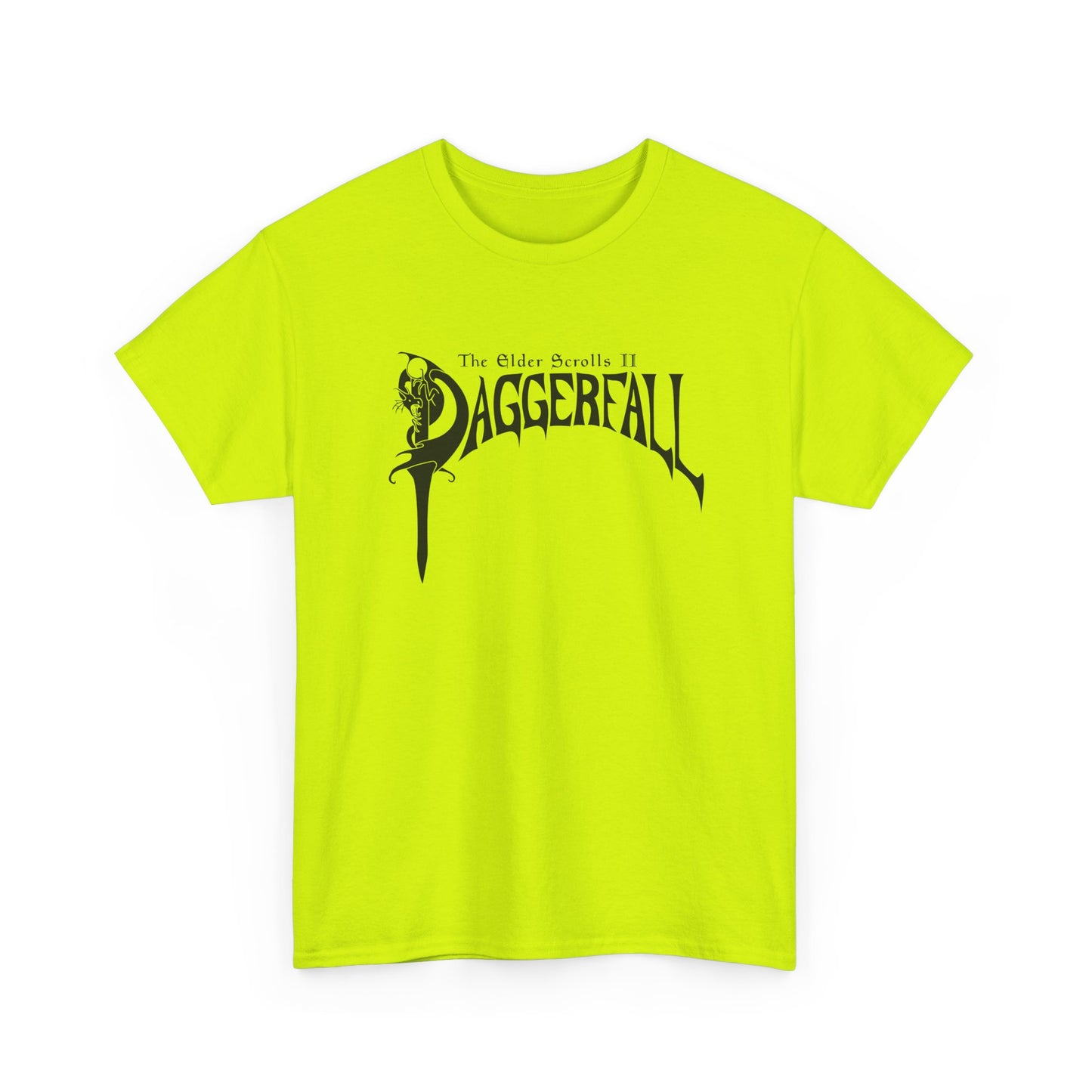 daggerfall the elder scrolls 2 1996 masterpiece video game logo in black tshirt