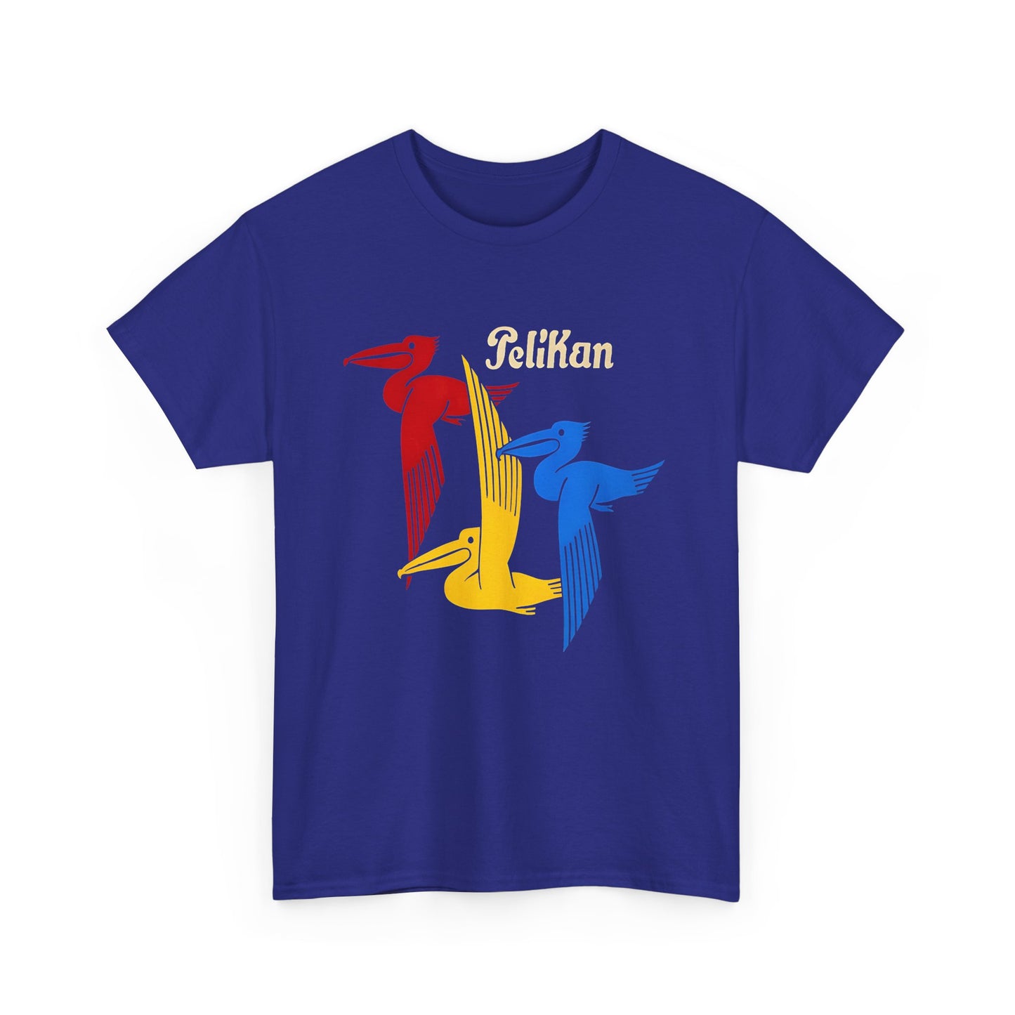 vintage pelikan international corporation logo reproduction tshirt
