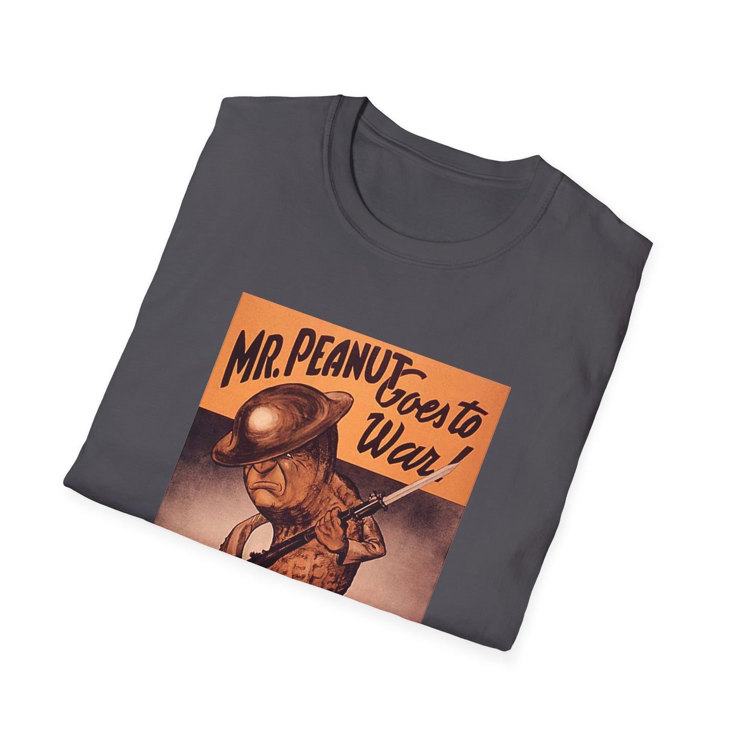 1942 mr. peanut goes to war from the united states department of agriculture war boards tshirt
