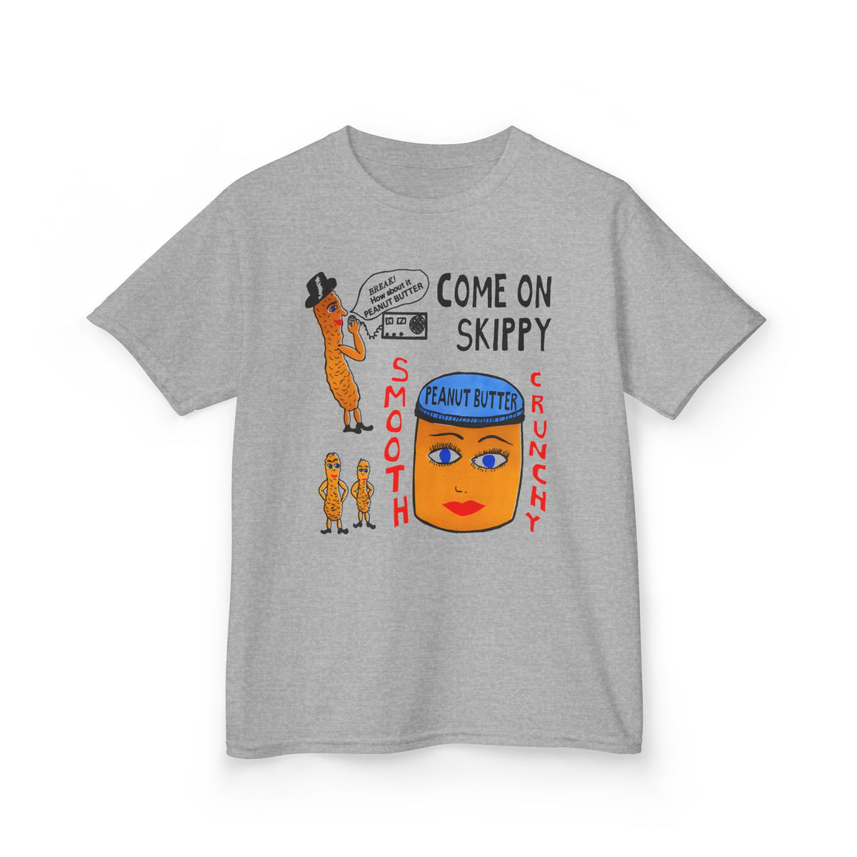 strange peanut butter qsl card custom edit YOUTH SIZE short sleeve tee