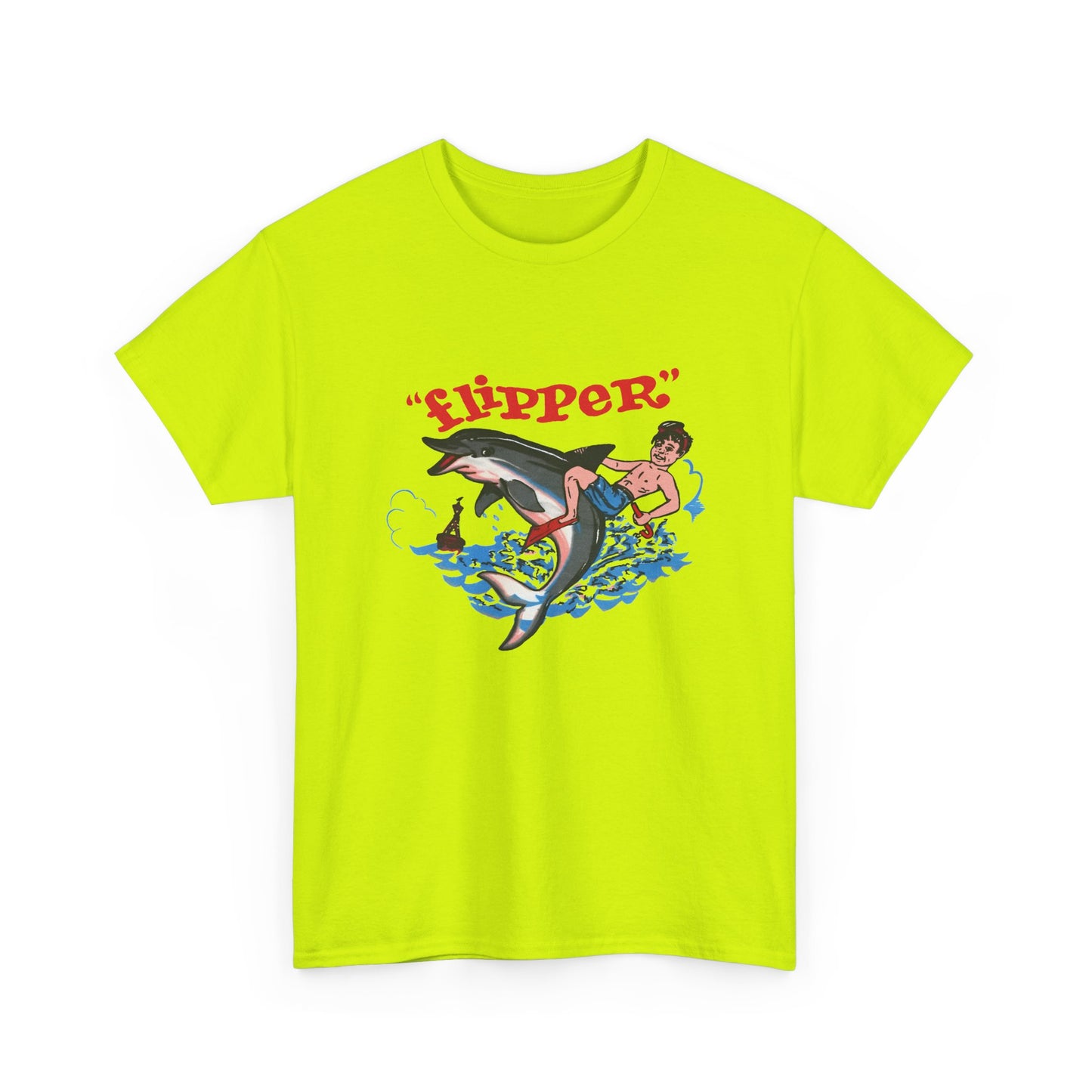 1960s miami seaquarium flipper the dolphin vintage reproduction tshirt