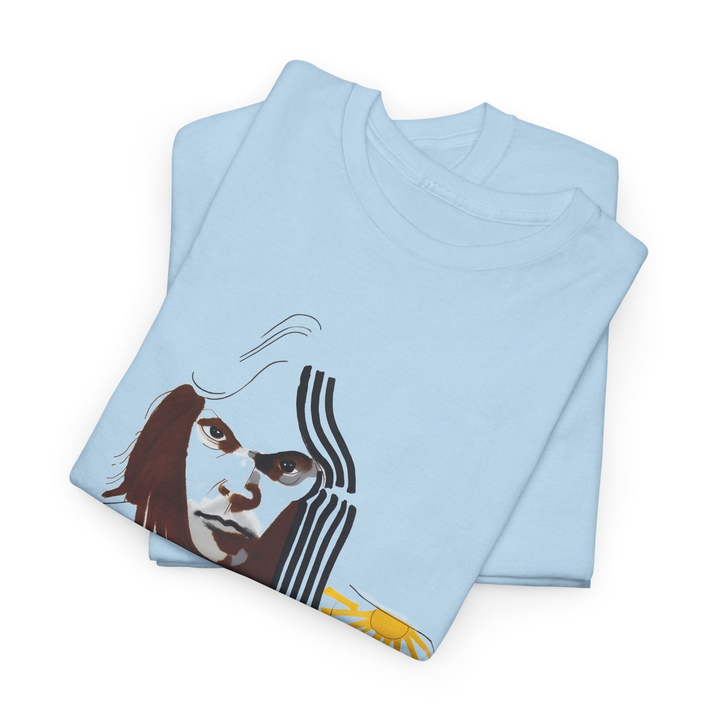 neil young portrait by joni mitchell reproduction tshirt