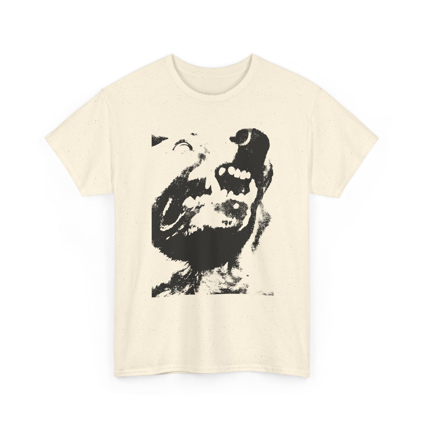 angry dog snarling tshirt