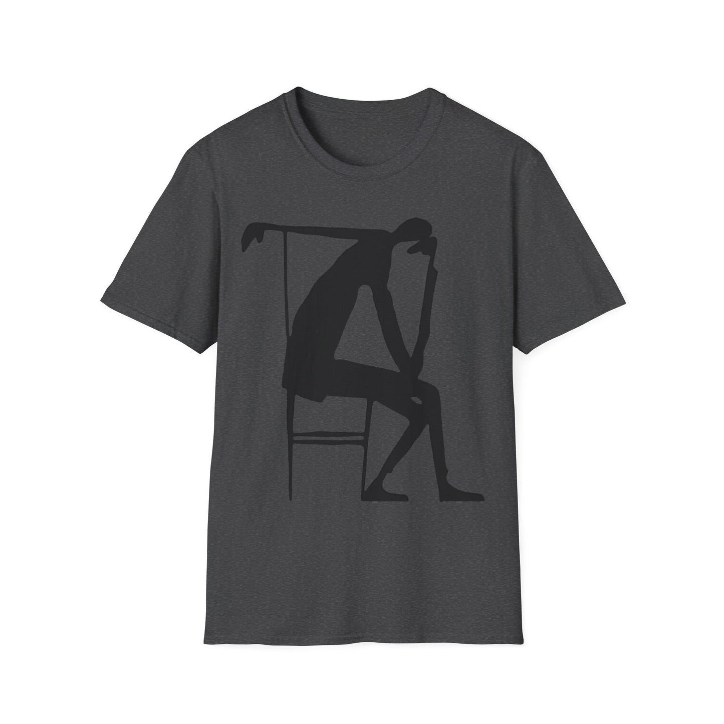 early 1900s sketch india ink on paper by franz kafka "the thinker" tshirt