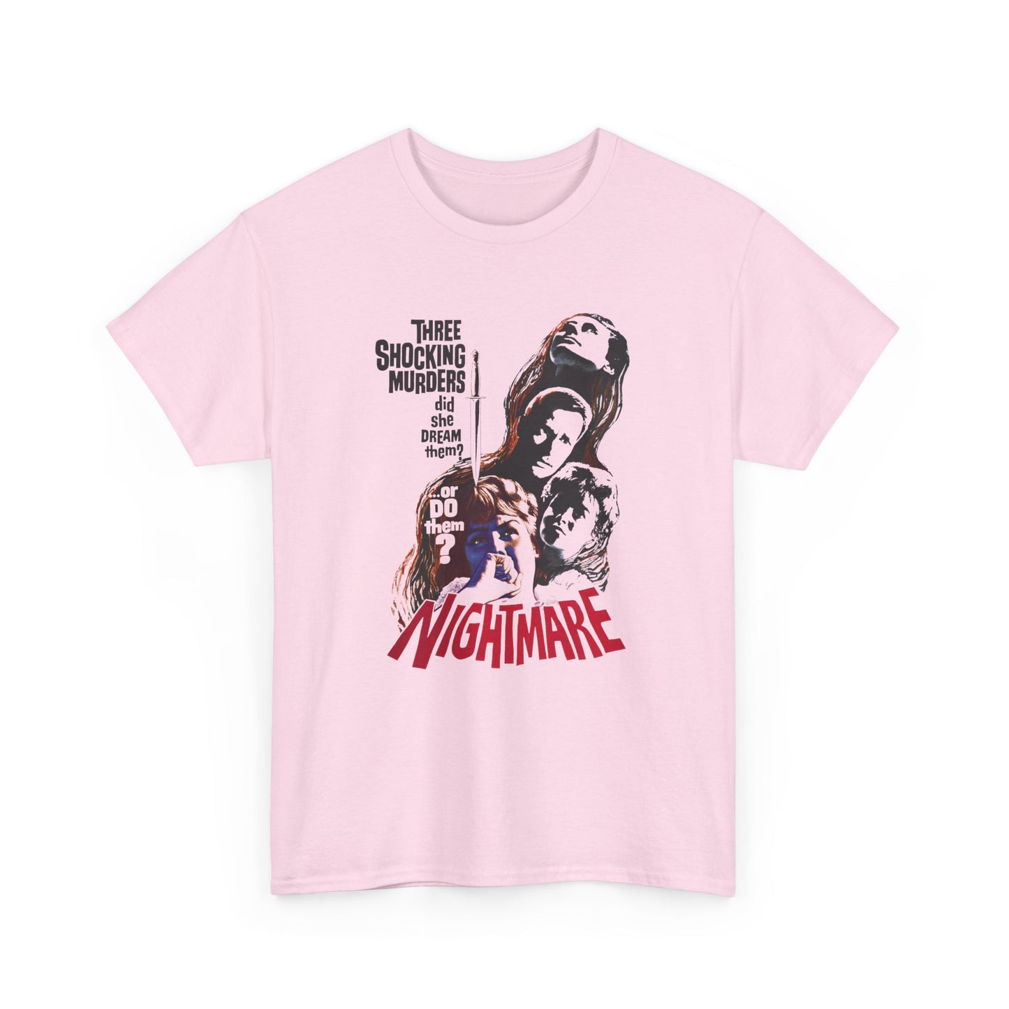 1964 hammer films psychological horror movie nightmare tshirt