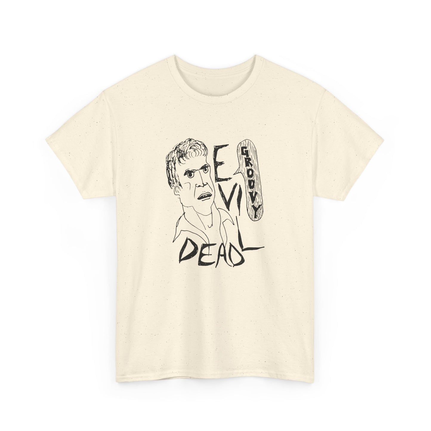original drawing sketch ash evil dead groovy tshirt