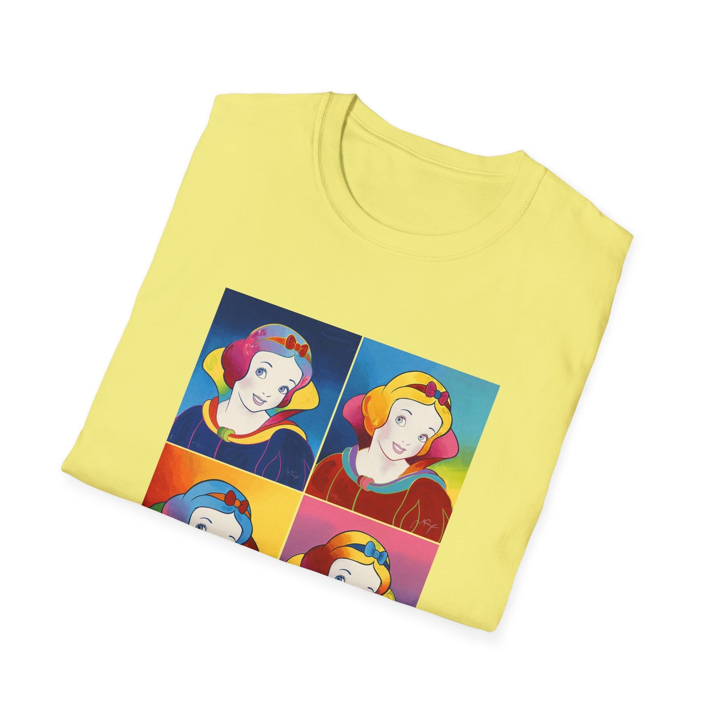 1996 psychedelic snow white pop culture art by peter max tshirt