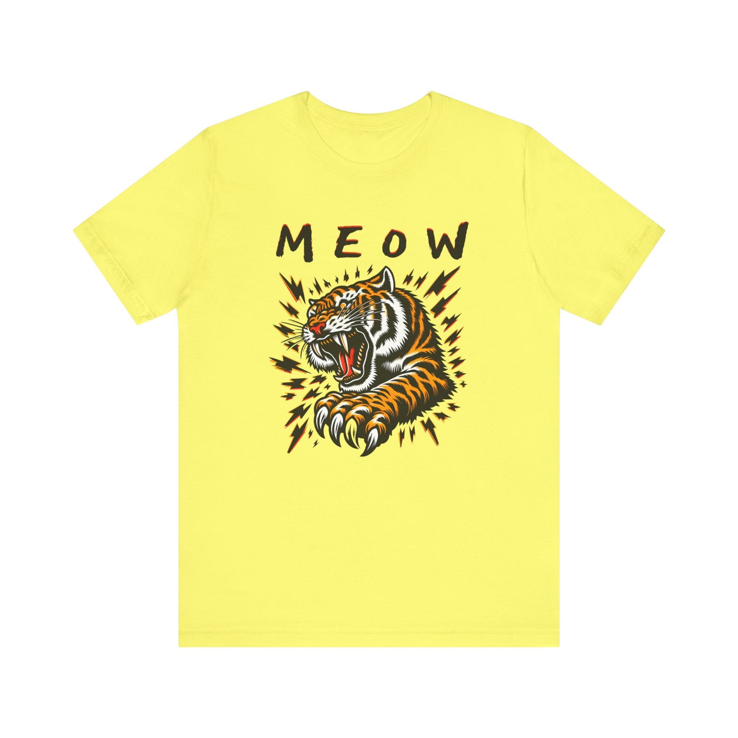 raging tiger meow tshirt